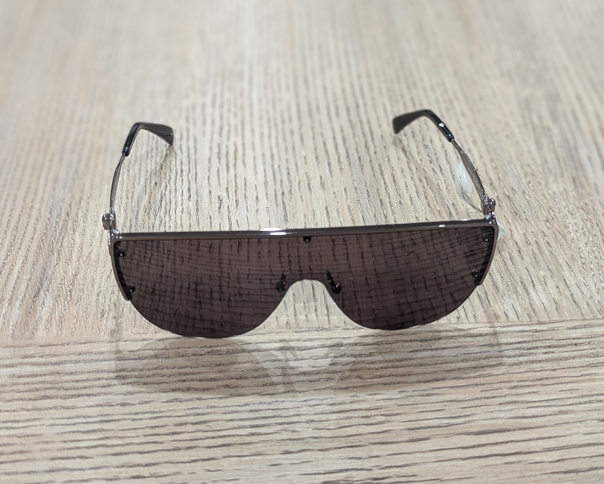Alexander McQueen Floating Skull Metal 99mm Sunglasses Black