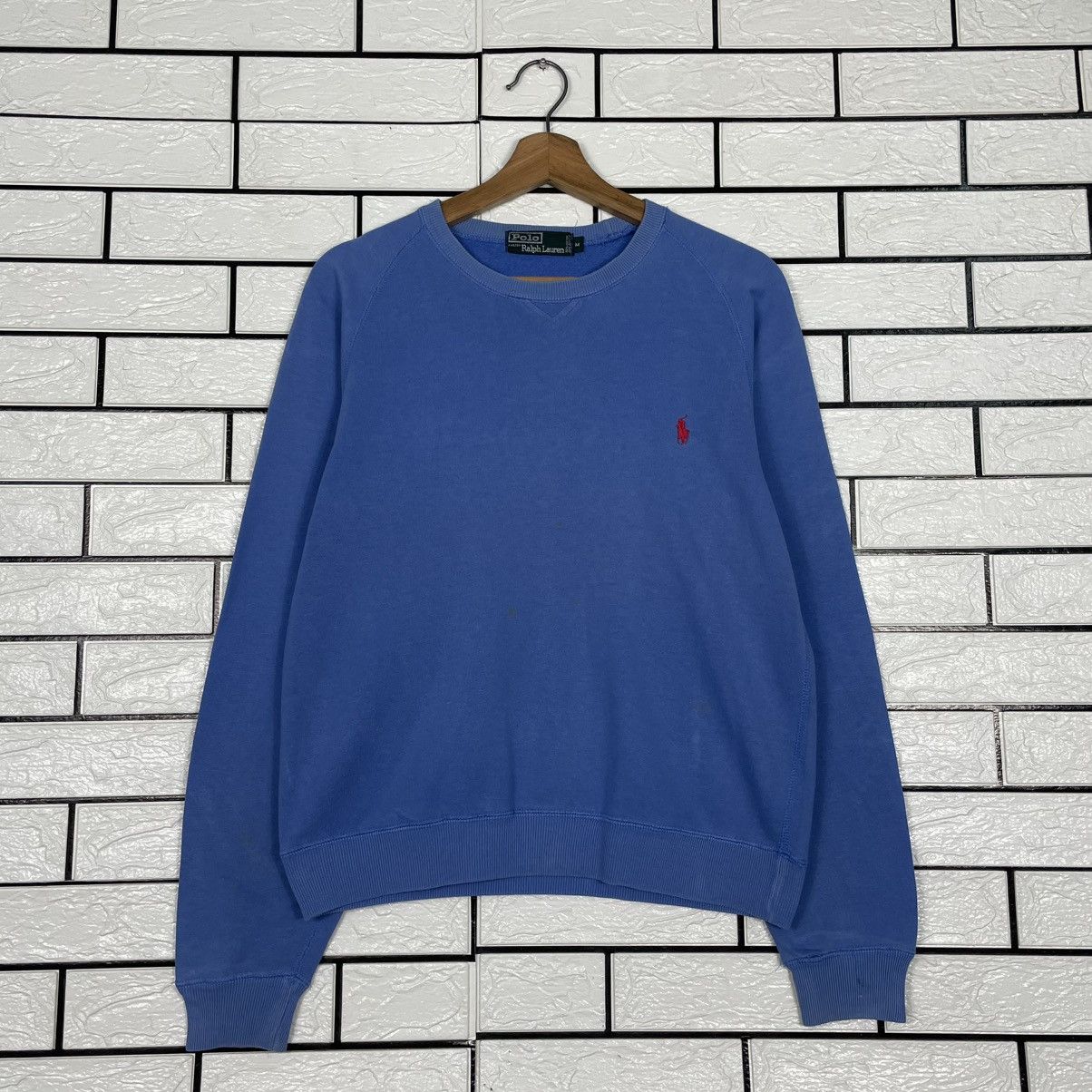 Polo Ralph Lauren Vintage Polo Ralph Lauren Blue Sweatshirt Size US S / EU 44-46 / 1 - 1 Thumbnail
