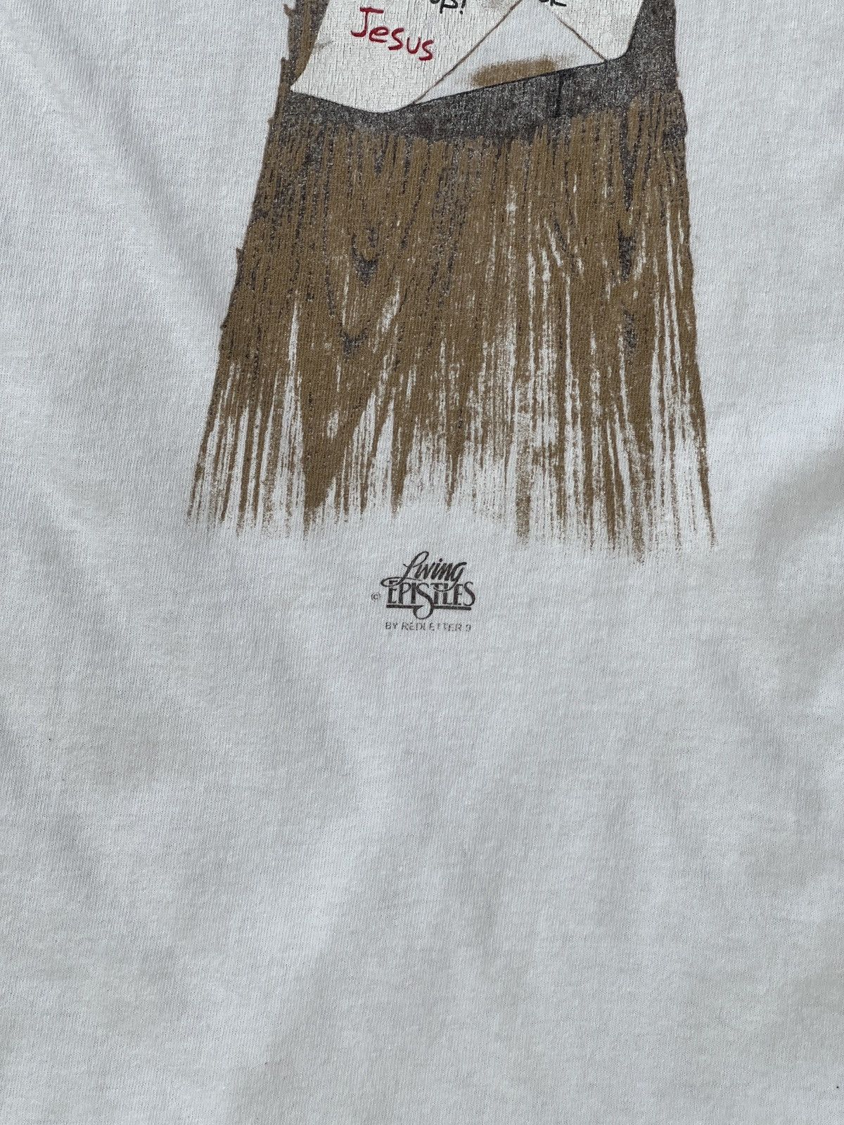Vintage Vintage Living Epistles Jesus Letter on the Cross Tee Medium Size US M / EU 48-50 / 2 - 6 Thumbnail