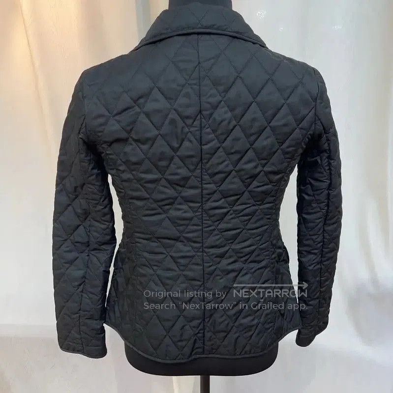 Burberry Burberry Quilted Black Cotton Women's Jacket. Size XS / US 0-2 / IT 36-38 - 4 Thumbnail