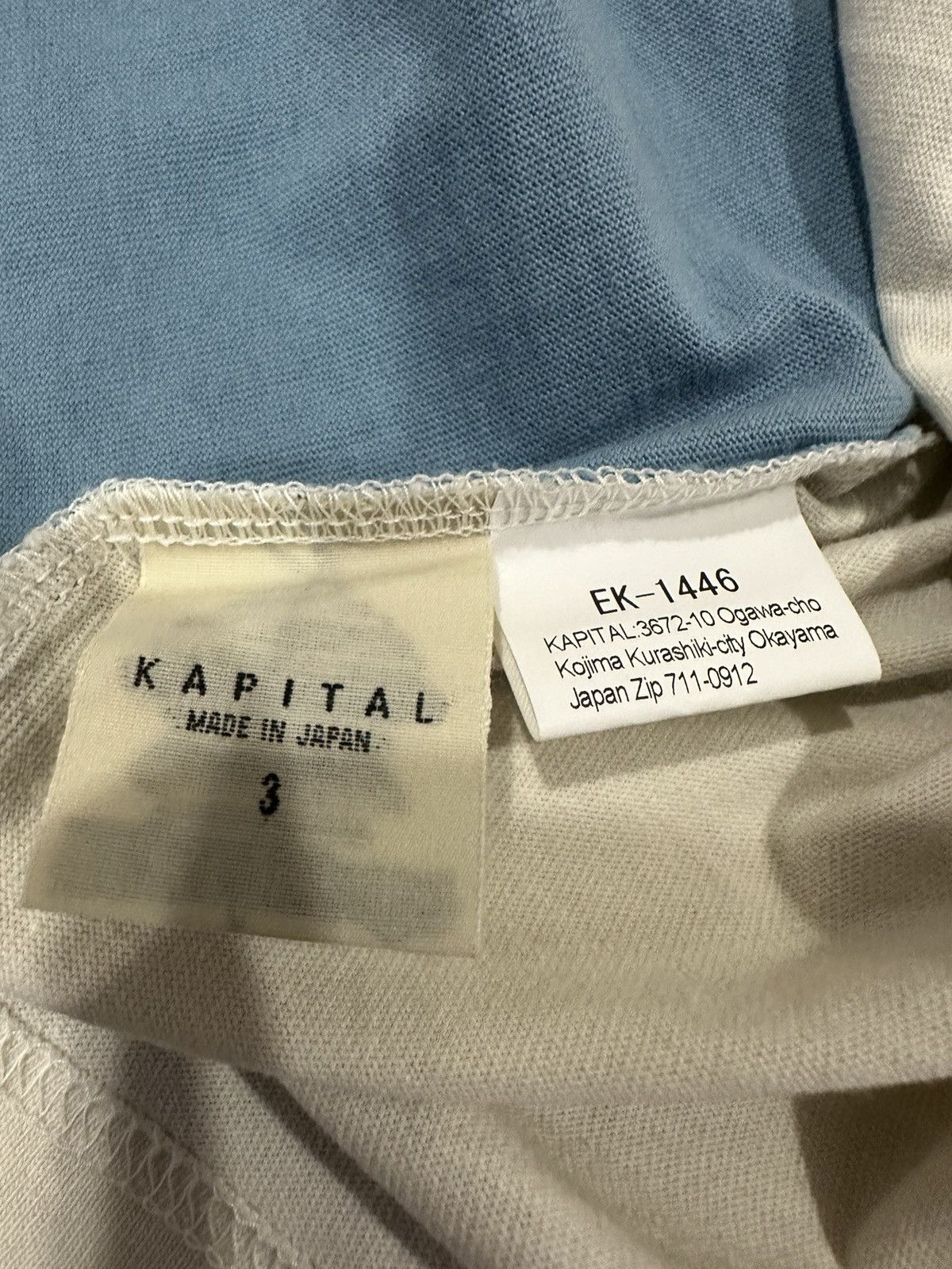 Kapital Kountry Kapital Two Tone Skeleton Big T-Shirt Size US M / EU 48-50 / 2 - 7 Thumbnail
