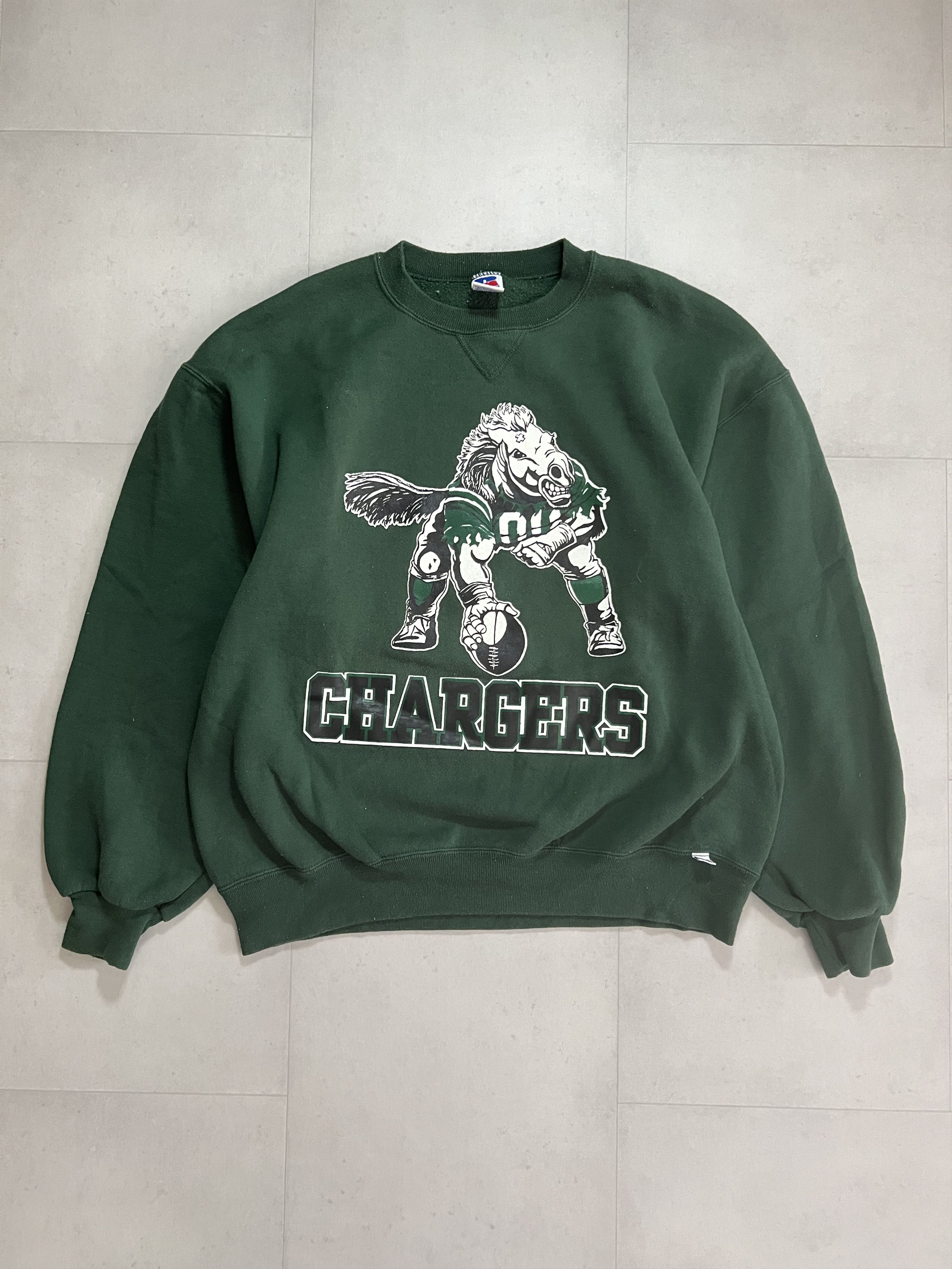 Russell Athletic × Vintage Vintage 90s Russell Chargers Crewneck Size US L / EU 52-54 / 3 - 1 Thumbnail