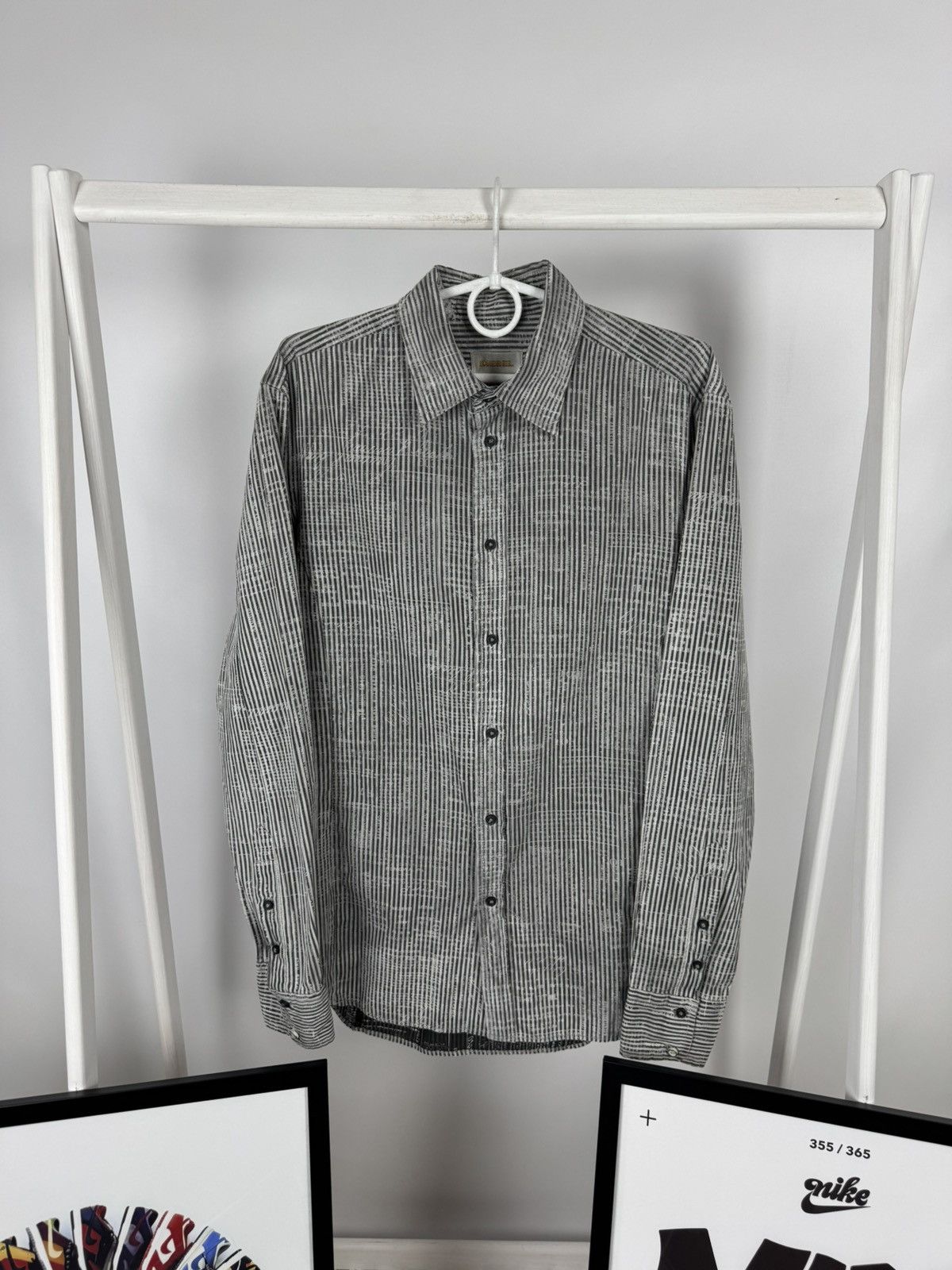 Diesel Vintage Diesel Graphic Grey Shirt Size US M / EU 48-50 / 2 - 2 Thumbnail