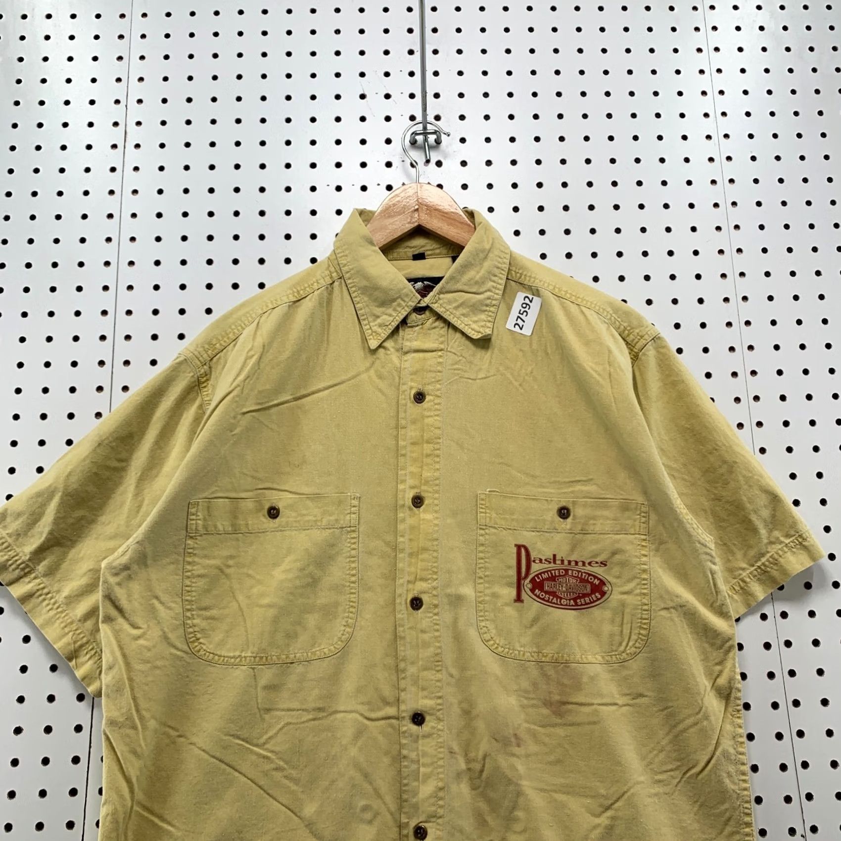 Harley Davidson Harley Davidson Yellow Shirt Limited Edition Nostalgia Series Mens Medium Button-Up Size US M / EU 48-50 / 2 - 6 Thumbnail