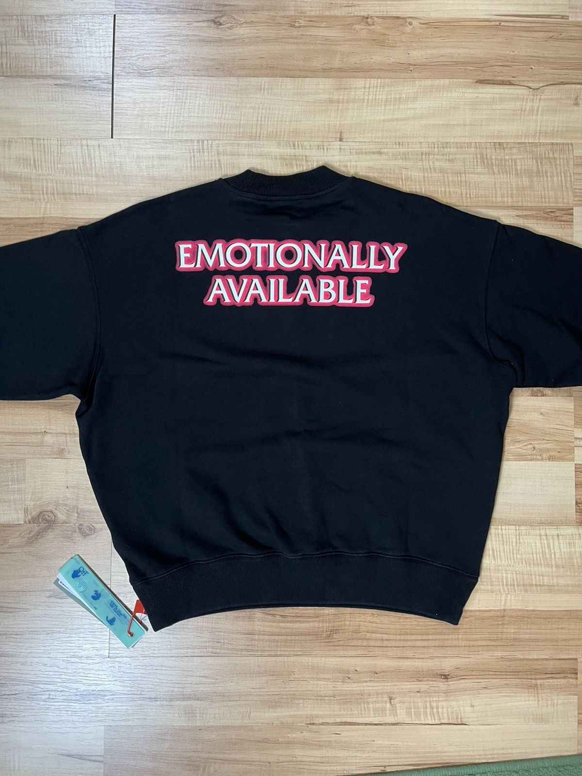 Off-White Black „Emotionally Available” Crewneck