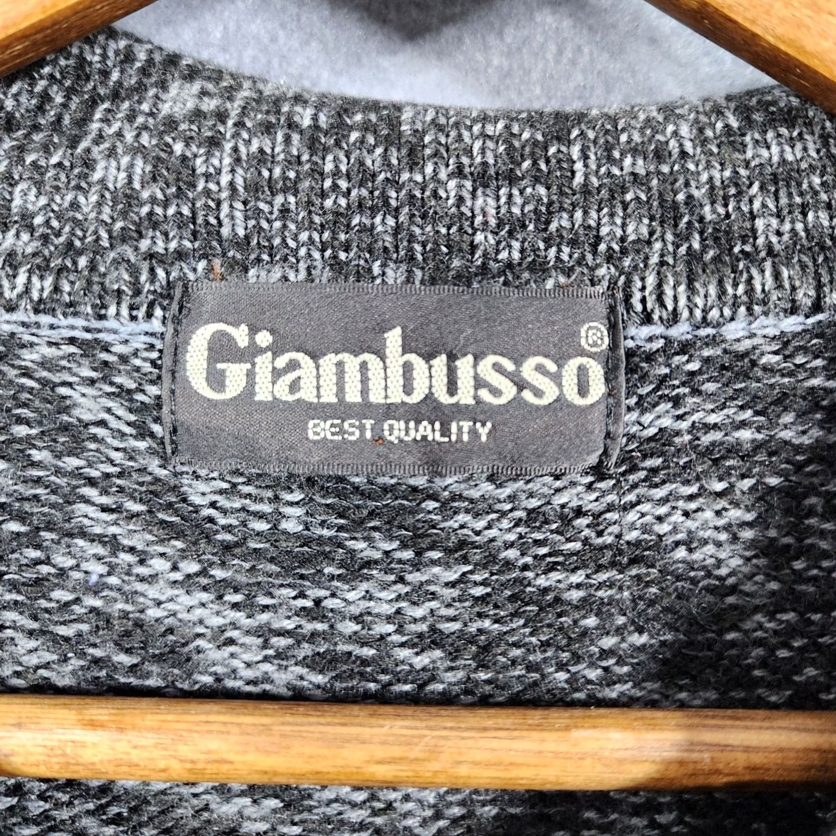 Vintage VINTAGE Giambusso Cardigan Sweater Mens Small Grey Grandpa Grunge 90s Size US S / EU 44-46 / 1 - 3 Thumbnail