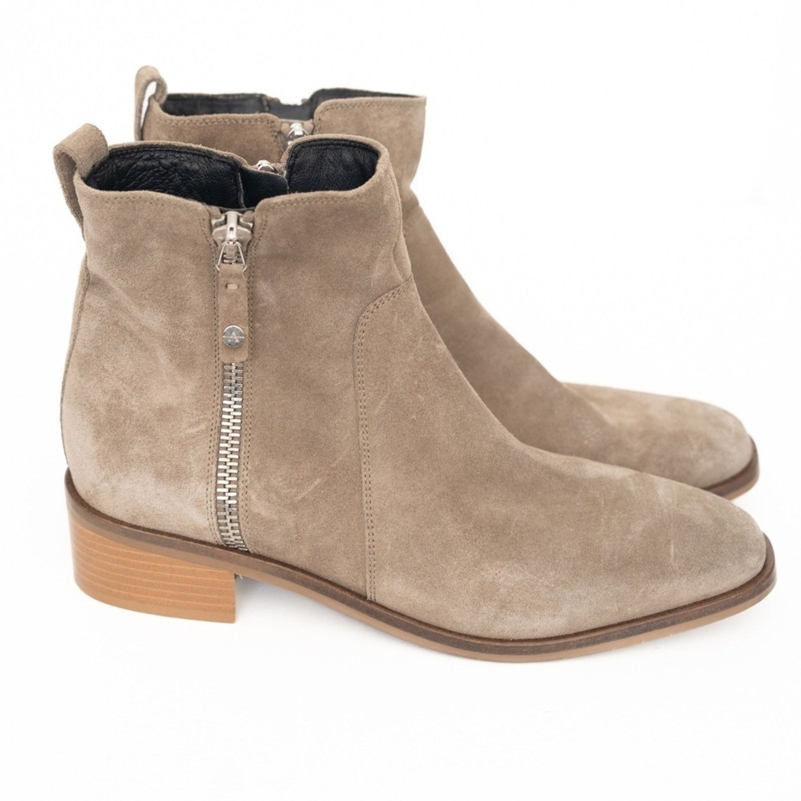 Aquatalia Aquatalia. New! Fuoco Suede Ankle Boots. Size US 12 / IT 42 - 2 Thumbnail
