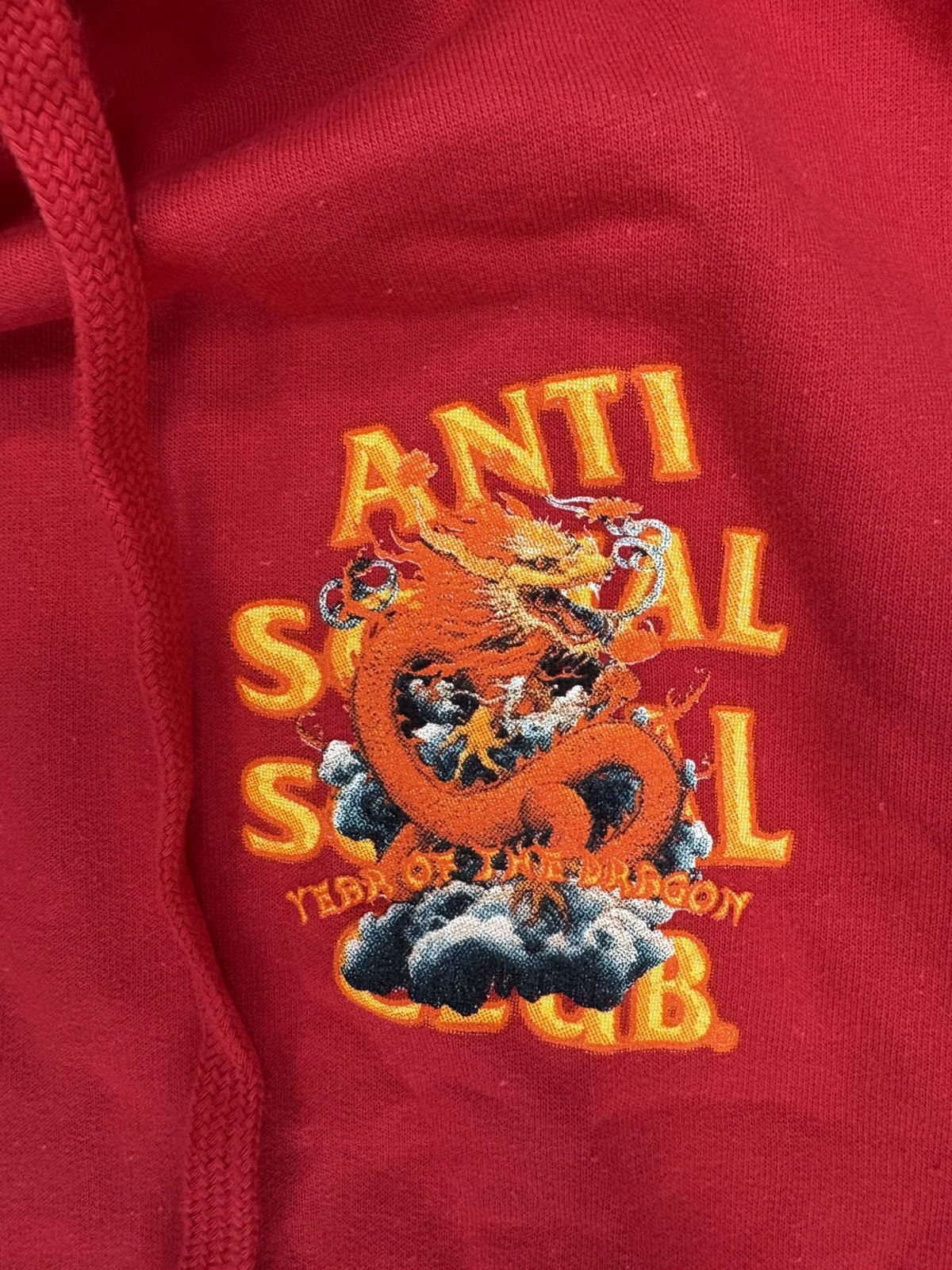 Anti Social Social Club Anti Social Social Club No Sympathy Hoodie "Red" Size US XL / EU 56 / 4 - 2 Thumbnail