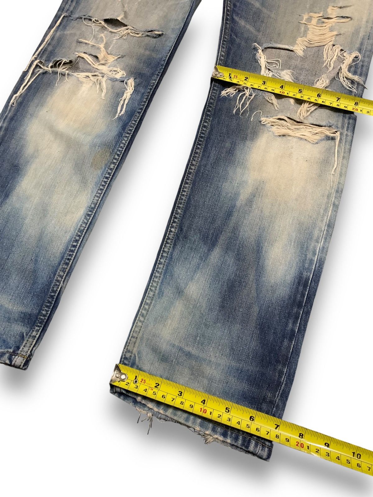 Diesel Diesel Industry Krayver Acid Wash Distressed Grunge Jeans Size US 32 / EU 48 - 18 Thumbnail