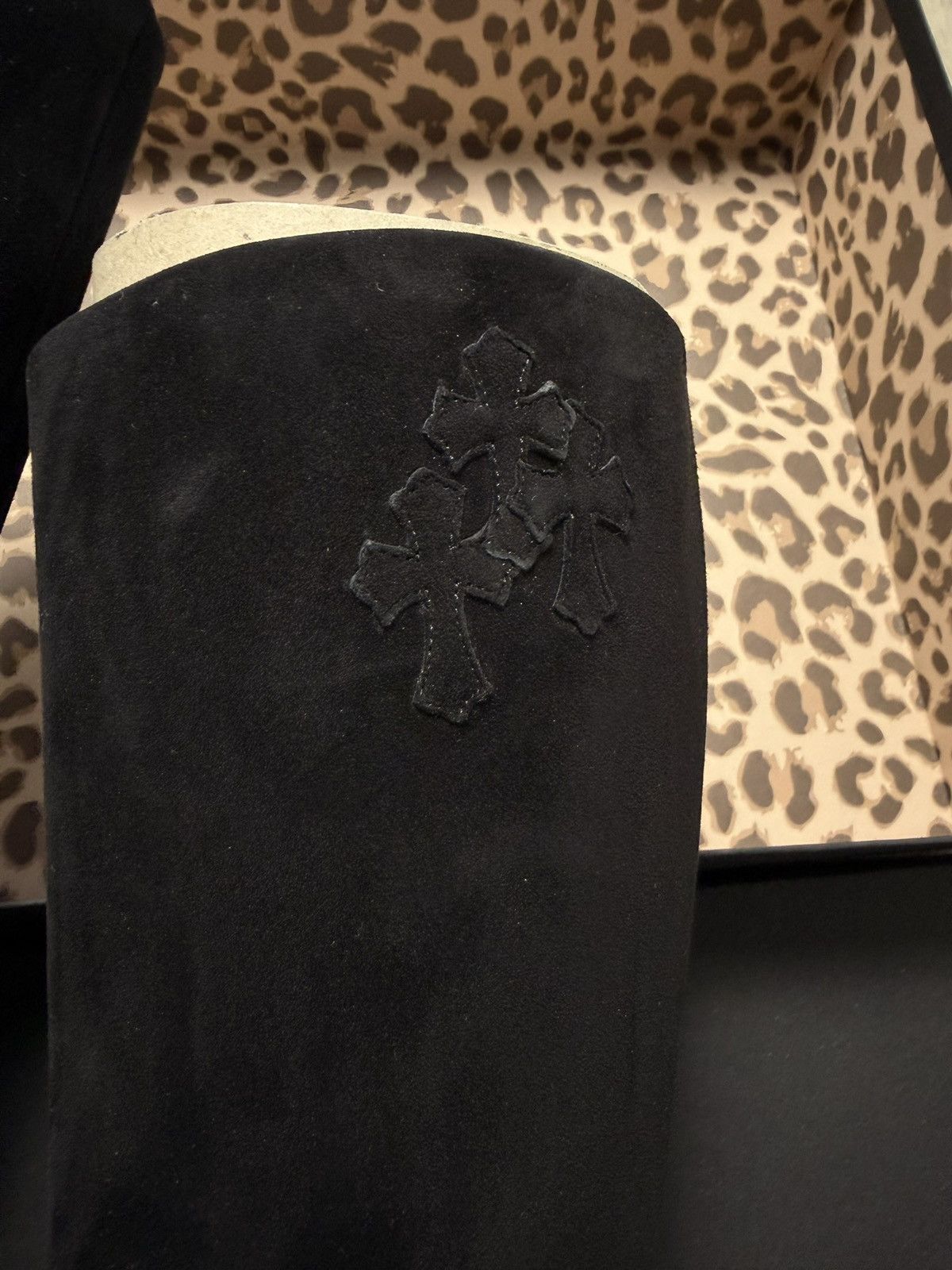 Chrome Hearts Authentic chrome hearts sugar jones boots in black suede Size US 9 / IT 39 - 3 Thumbnail