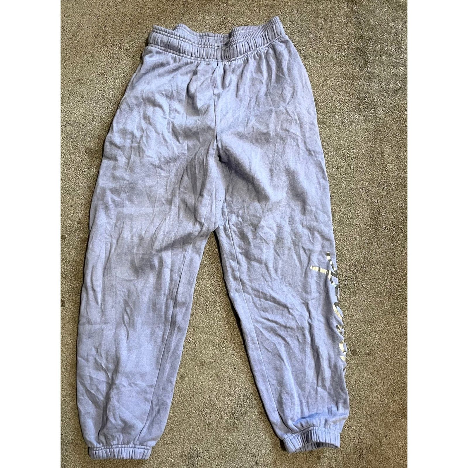 Victoria's Secret Victoria's Secret PINK Sweatpants Jogger Women Small Blue Logo Elastic Waist Drawstring Casual Activewear - Regular Size Type XS? Size 28" / US 6 / IT 42 - 2 Thumbnail