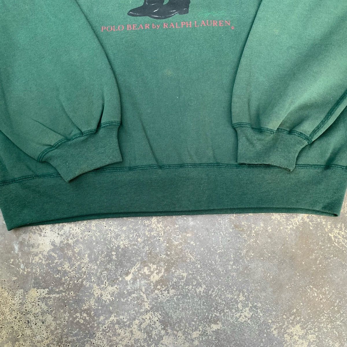 Polo Ralph Lauren Vintage 90s Polo Bear Ralph Lauren Hoodie Size US L / EU 52-54 / 3 - 9 Thumbnail