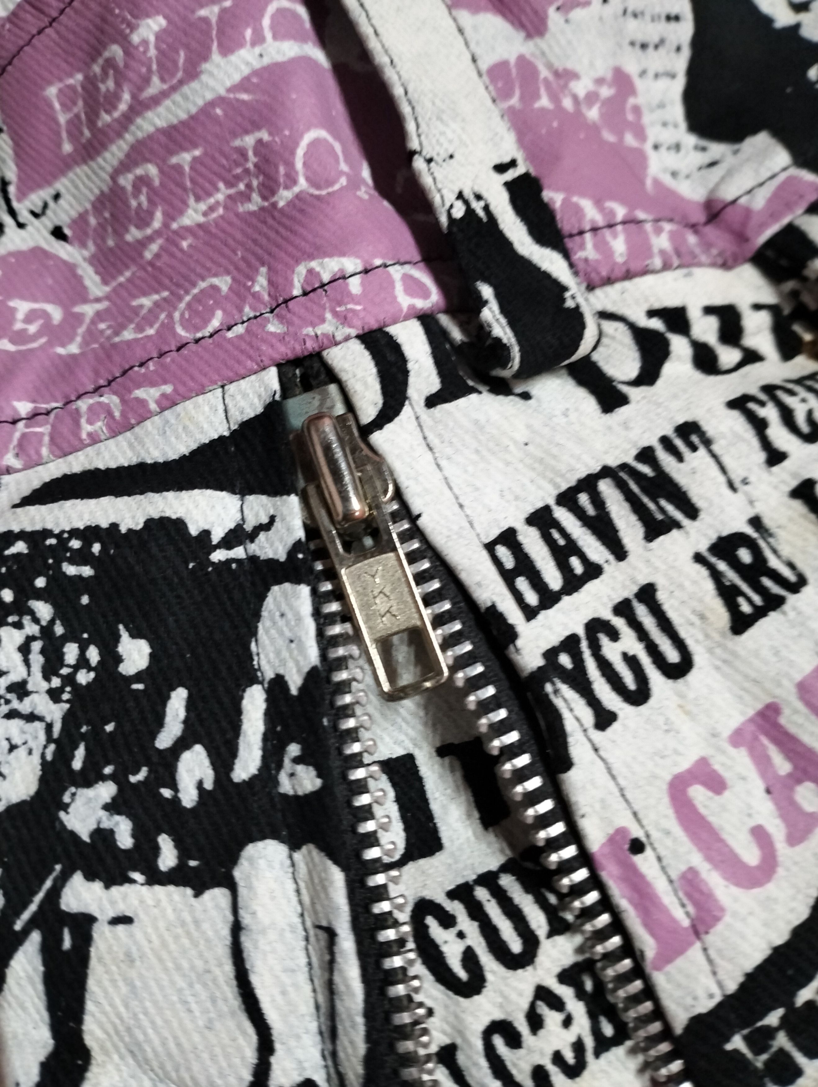 Seditionaries Hell Cat Punk Not Dead Mini Skirt Full Print Size 32" / US 10 / IT 46 - 15 Thumbnail