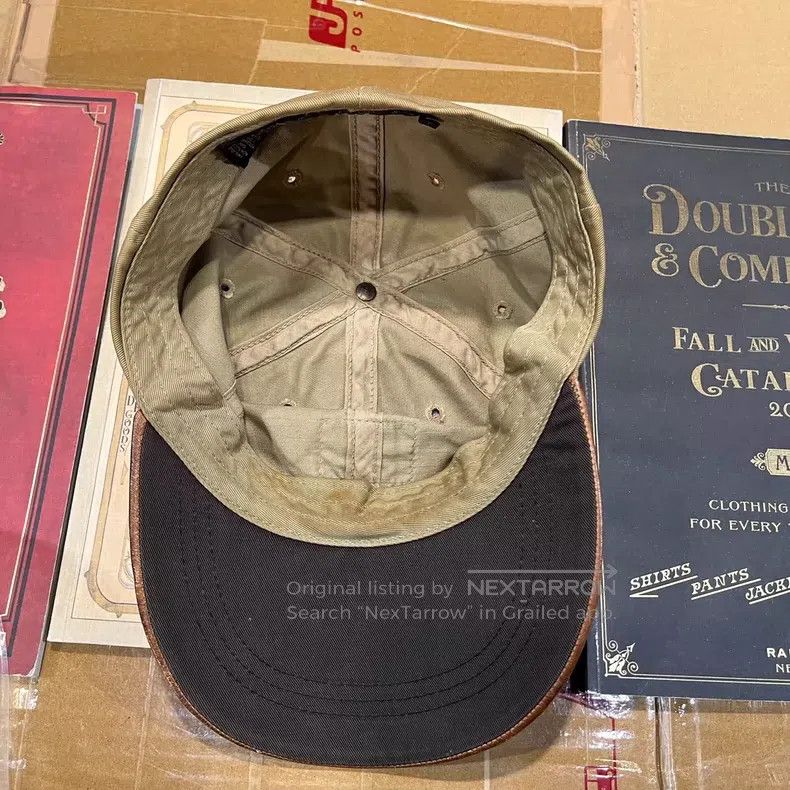 RRL Ralph Lauren RRL Ralph Lauren First year leather hat with dog head embr Size ONE SIZE - 8 Thumbnail