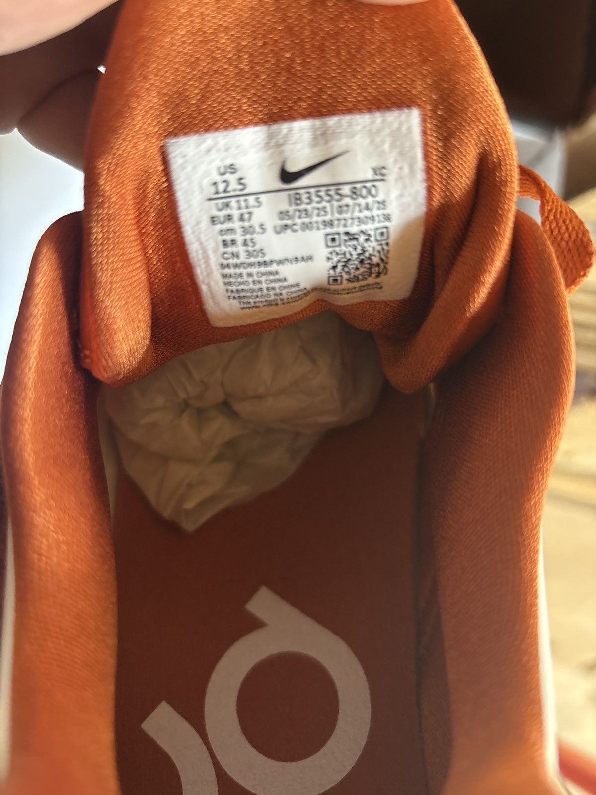 Nike Nike KD 4 Texas Longhorns Size 12.5 Mens Size US 12.5 / EU 45-46 - 6 Thumbnail