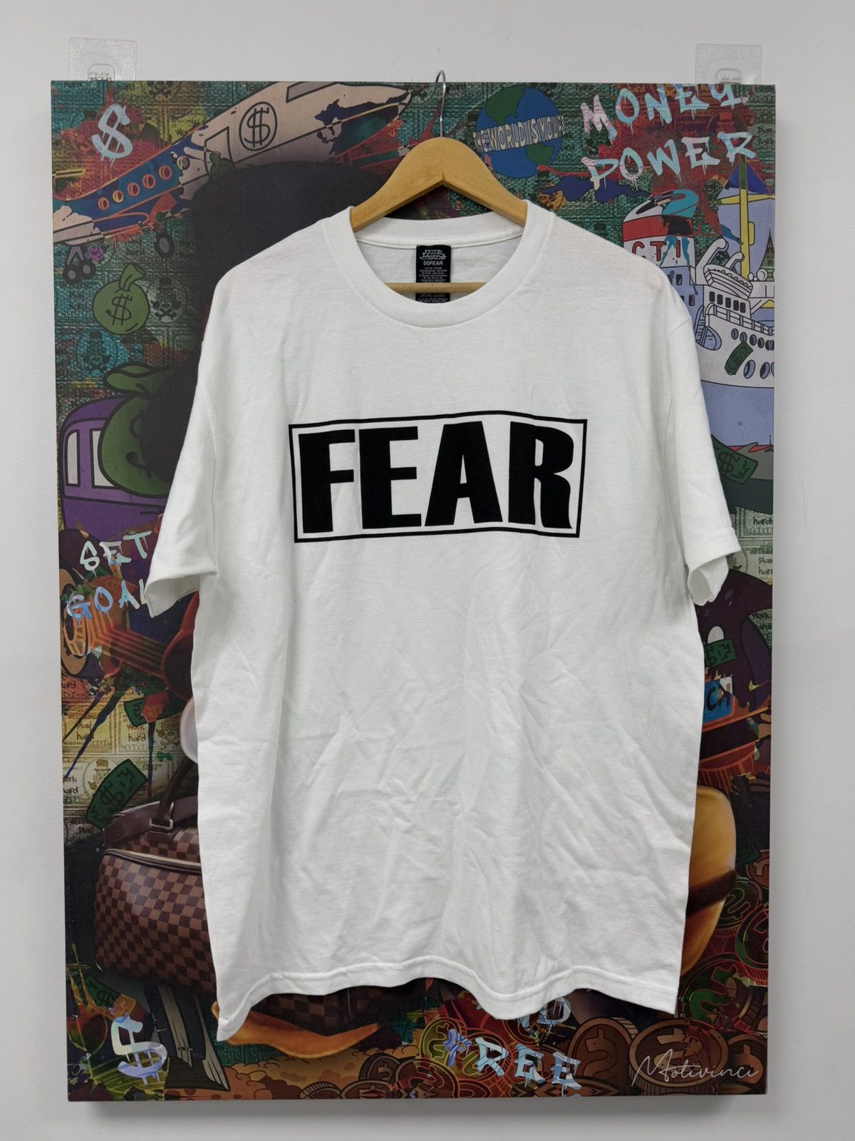 Complex × Ken Carson × Playboi Carti Playboi Carti Opium ComplexCon Tee White No Fear Size US S / EU 44-46 / 1 - 1 Thumbnail
