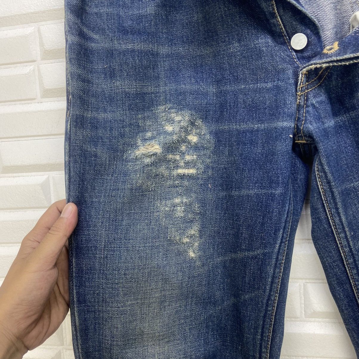 Lounge Lizard Japanese Brand Lounge Lizard Distressed Denim Size US 31 - 18 Thumbnail