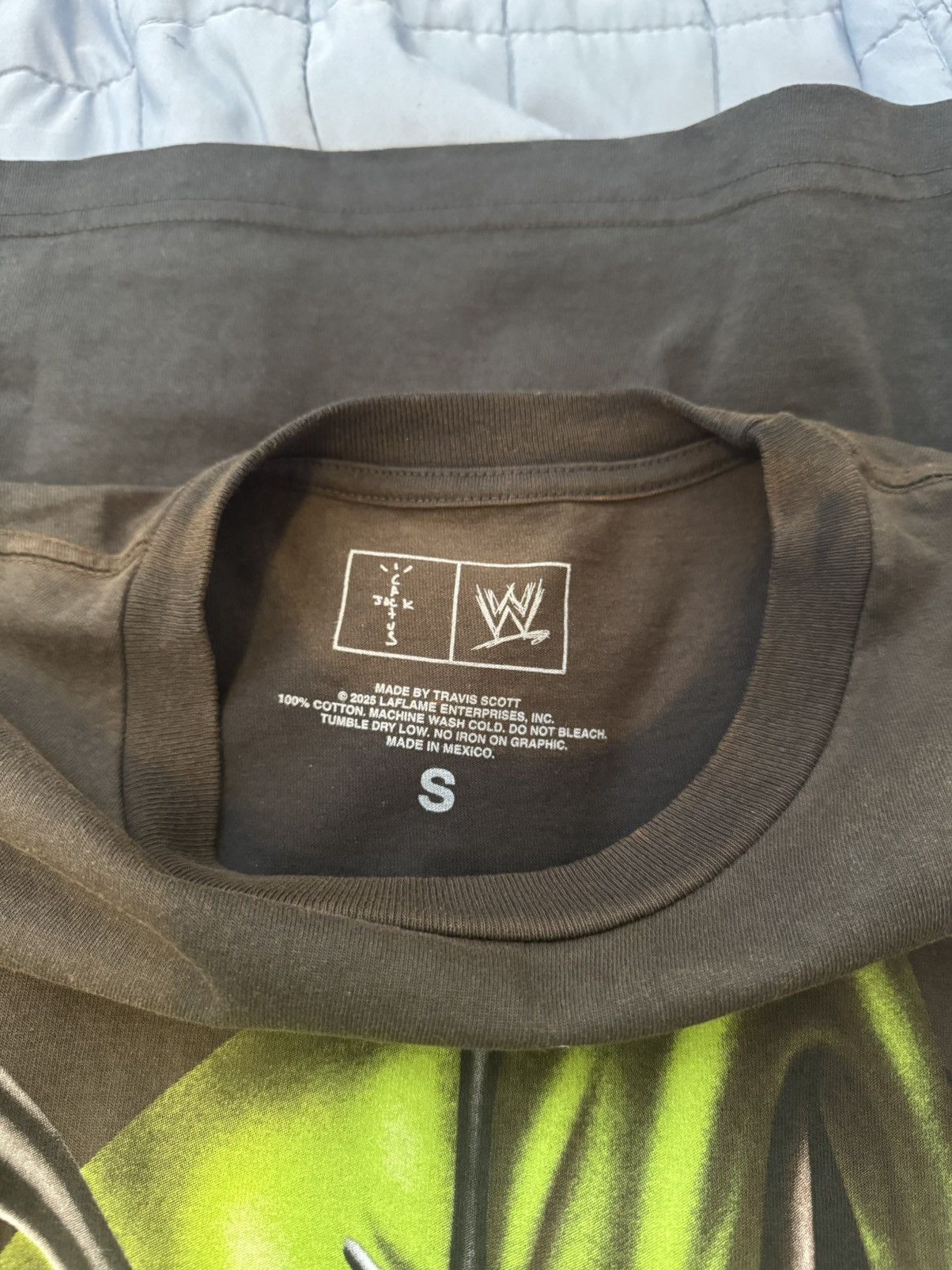 Travis Scott Travis Scott x WWE Two Words DX Tee Size US S / EU 44-46 / 1 - 4 Thumbnail