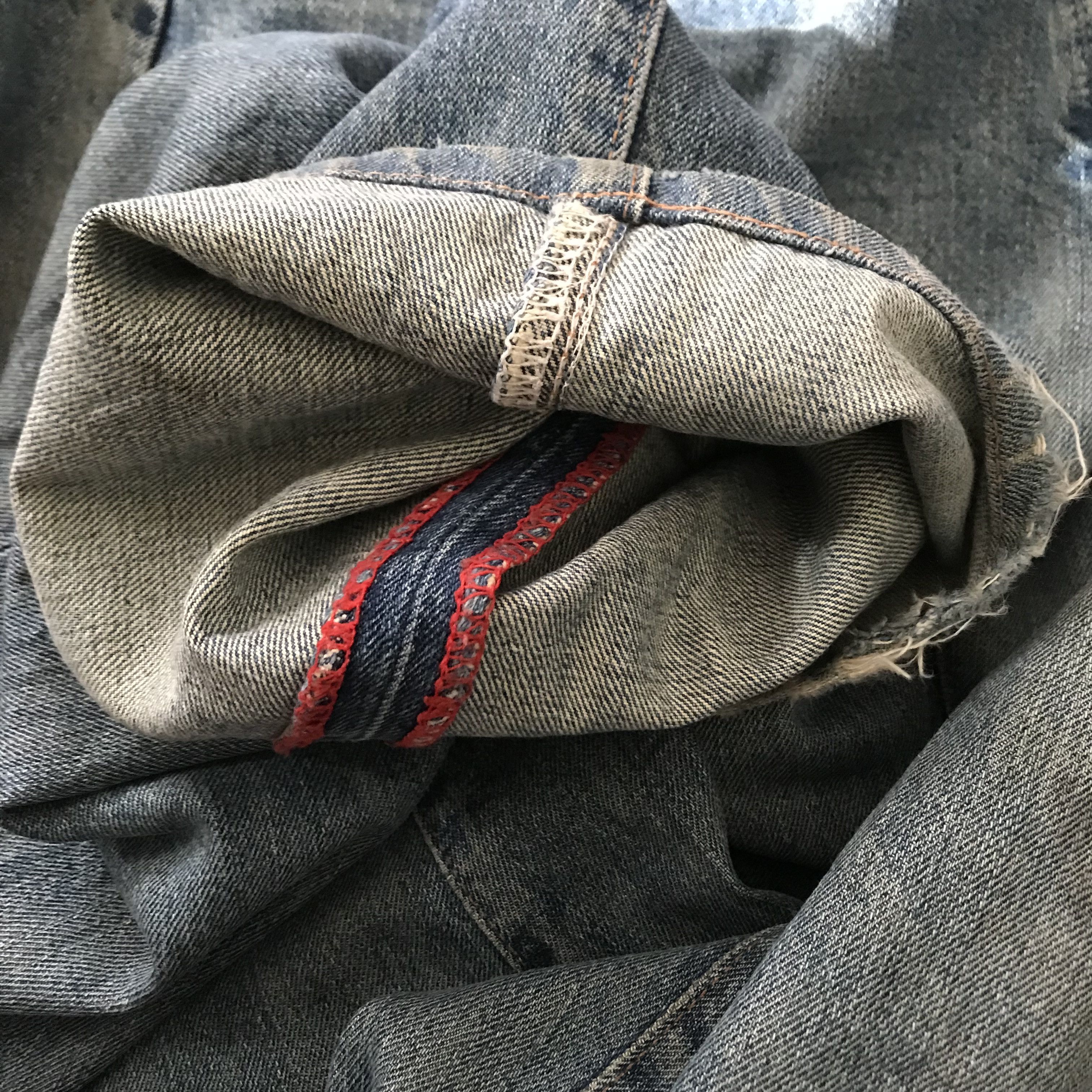 Wrangler Vintage 90s Wrangler Selvedge Jeans High Waist Straight Leg Size US 32 / EU 48 - 14 Thumbnail