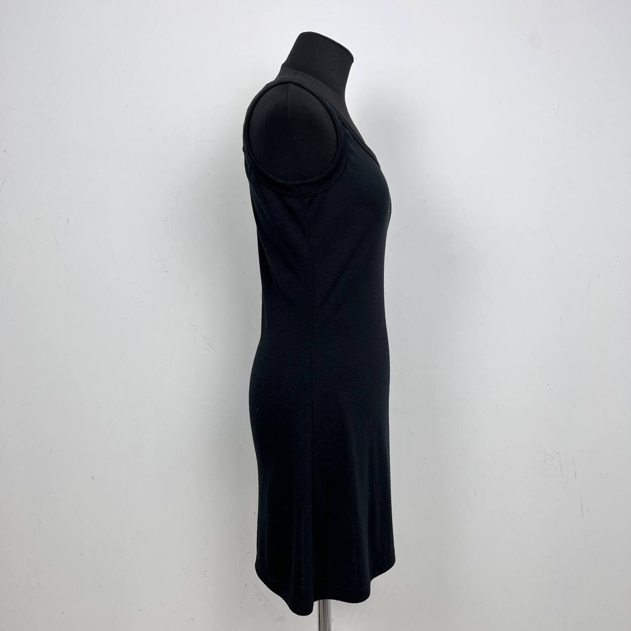 Dolce & Gabbana Dolce & Gabbana Mini Dress Black Logo Tank Racerback Jersey Size S / US 4 / IT 40 - 5 Thumbnail