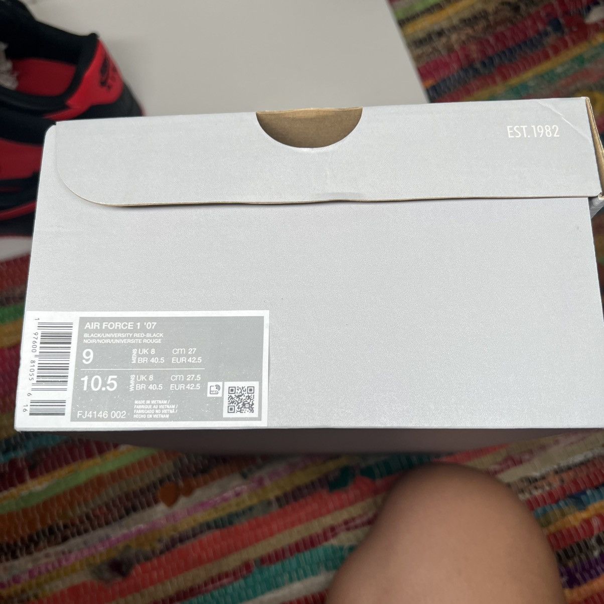 Nike Nike Air Force 1 VAMPS - Sz 9 Size US 9 / EU 42 - 7 Thumbnail