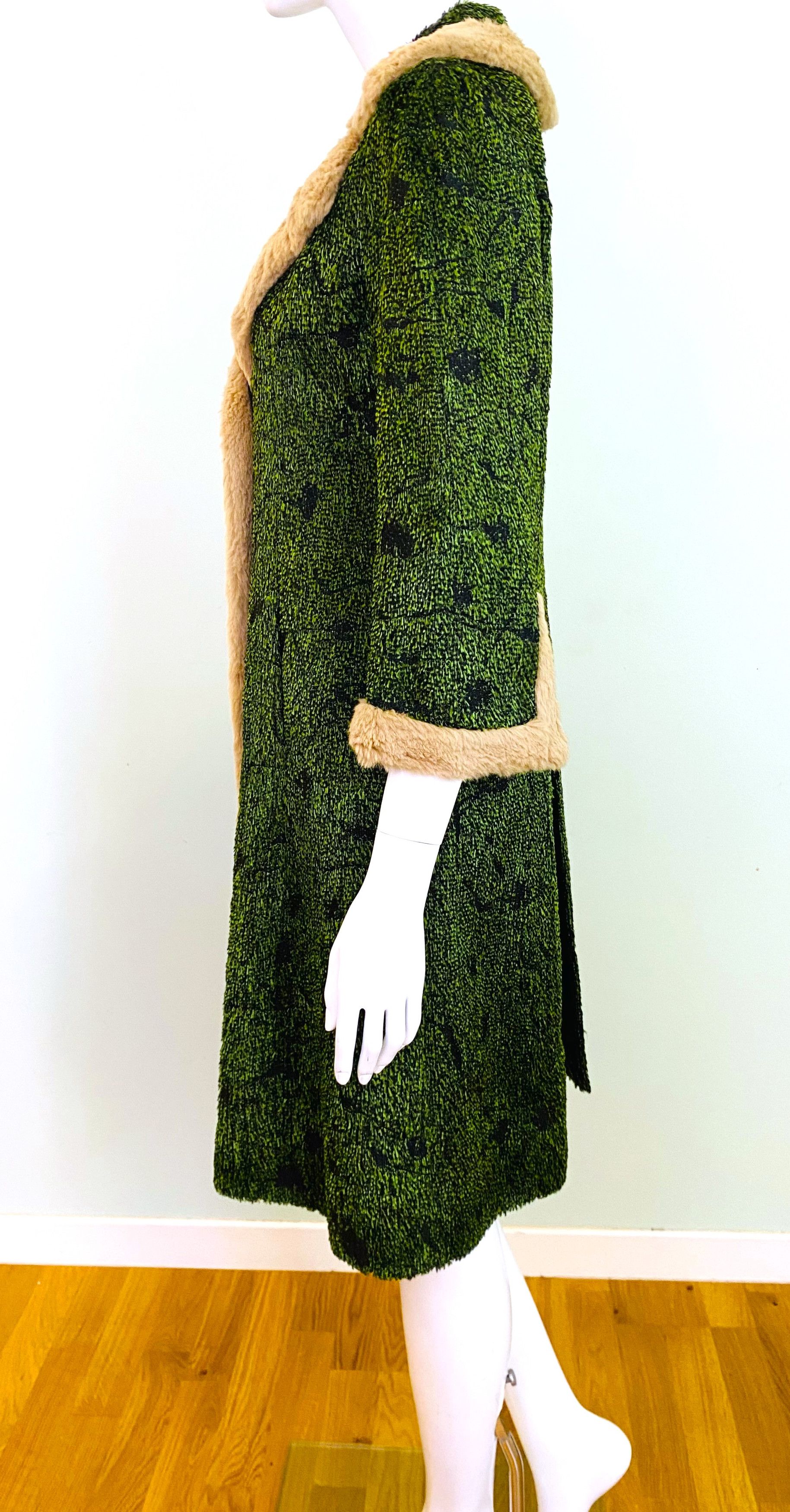 John Galliano JOHN GALLIANO F/W 2000 Rabbit Fur Runway Trimmed Jacket Coat Size M / US 6-8 / IT 42-44 - 10 Thumbnail