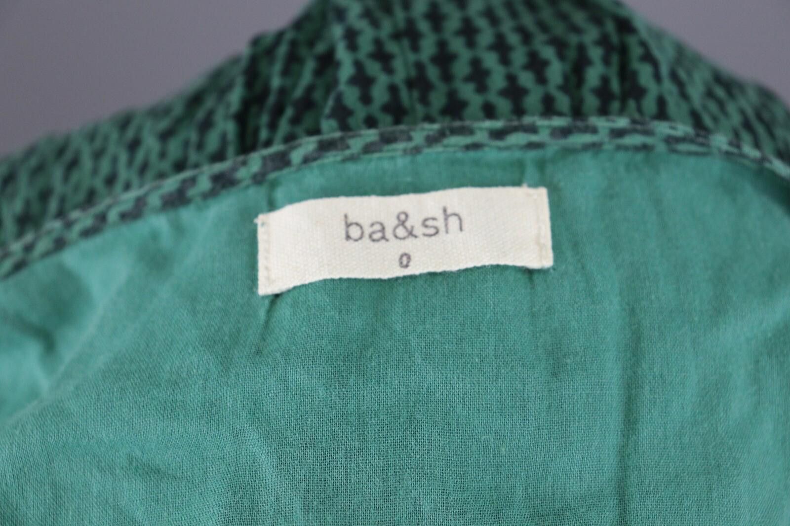 Wilkes Bashford BA&SH Tanja Green Lagenlook Relaxed Dress Size 0 / XS Size XS / US 0-2 / IT 36-38 - 12 Thumbnail