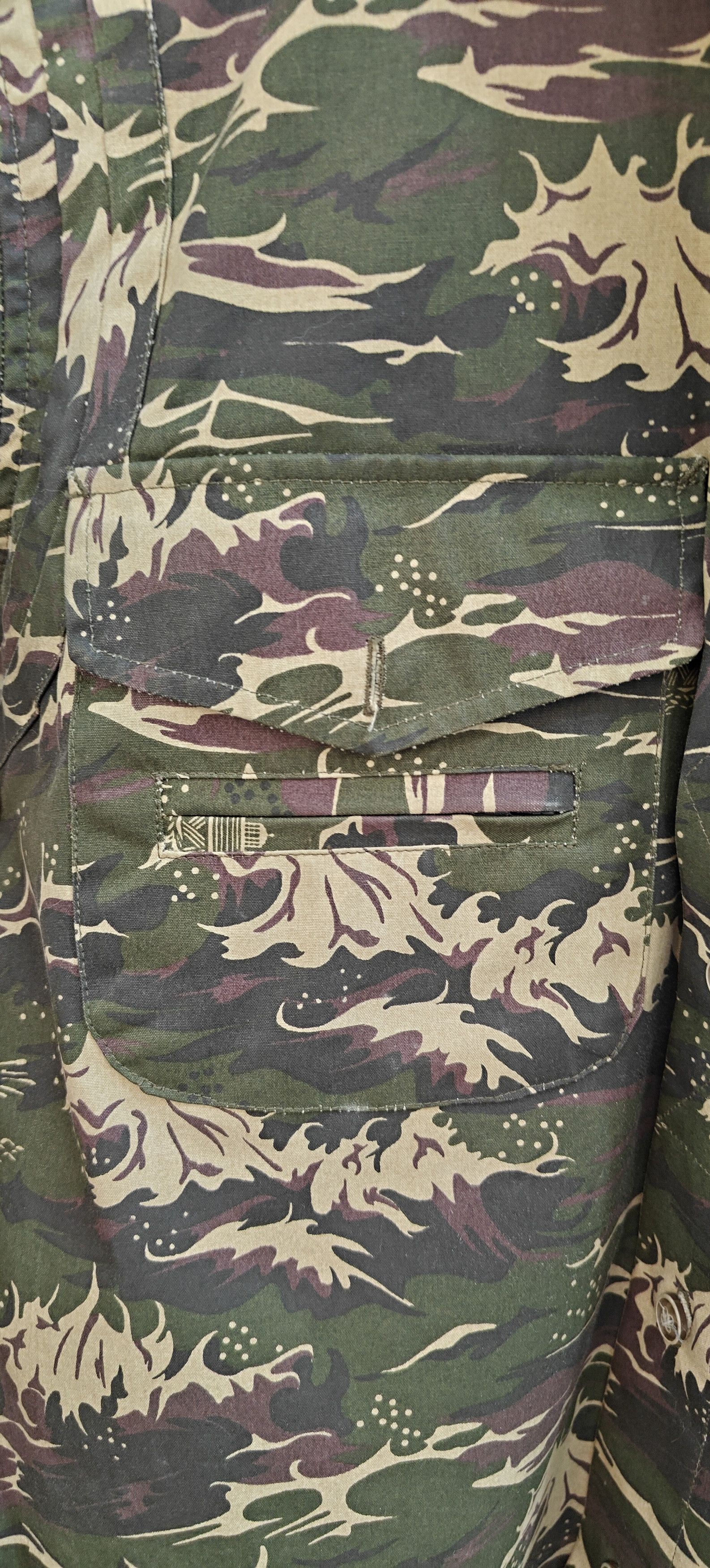Barbour Barbour x White Mountaineering wave camo utility shirt Size US S / EU 44-46 / 1 - 2 Thumbnail
