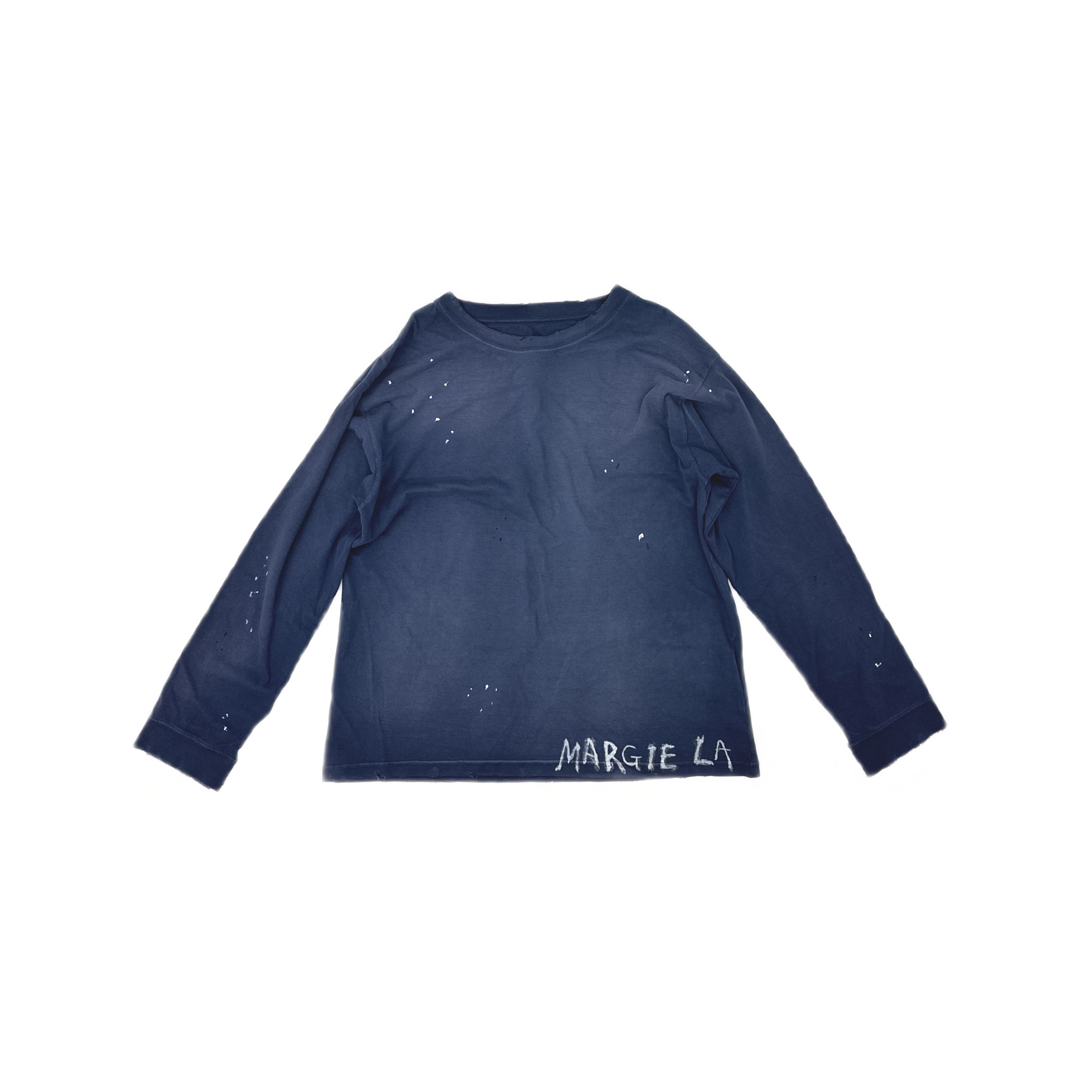 Maison Margiela Maison Margiela Logo Print Long Sleeve T-Shirt Size XXS Size US XXS / EU 40 - 1 Thumbnail