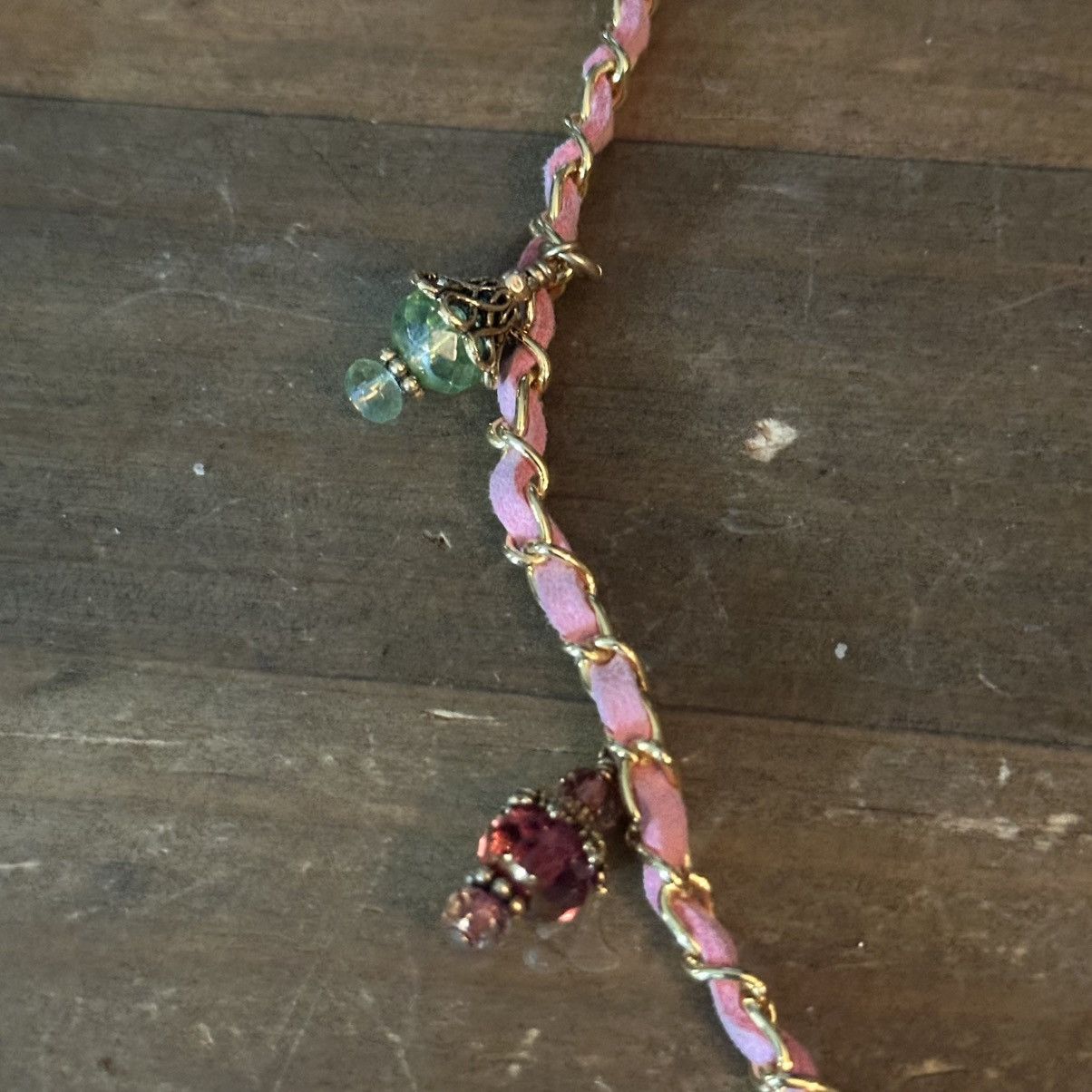 Other Posh Rox pink woven necklace with horse theme charms Size ONE SIZE - 5 Thumbnail