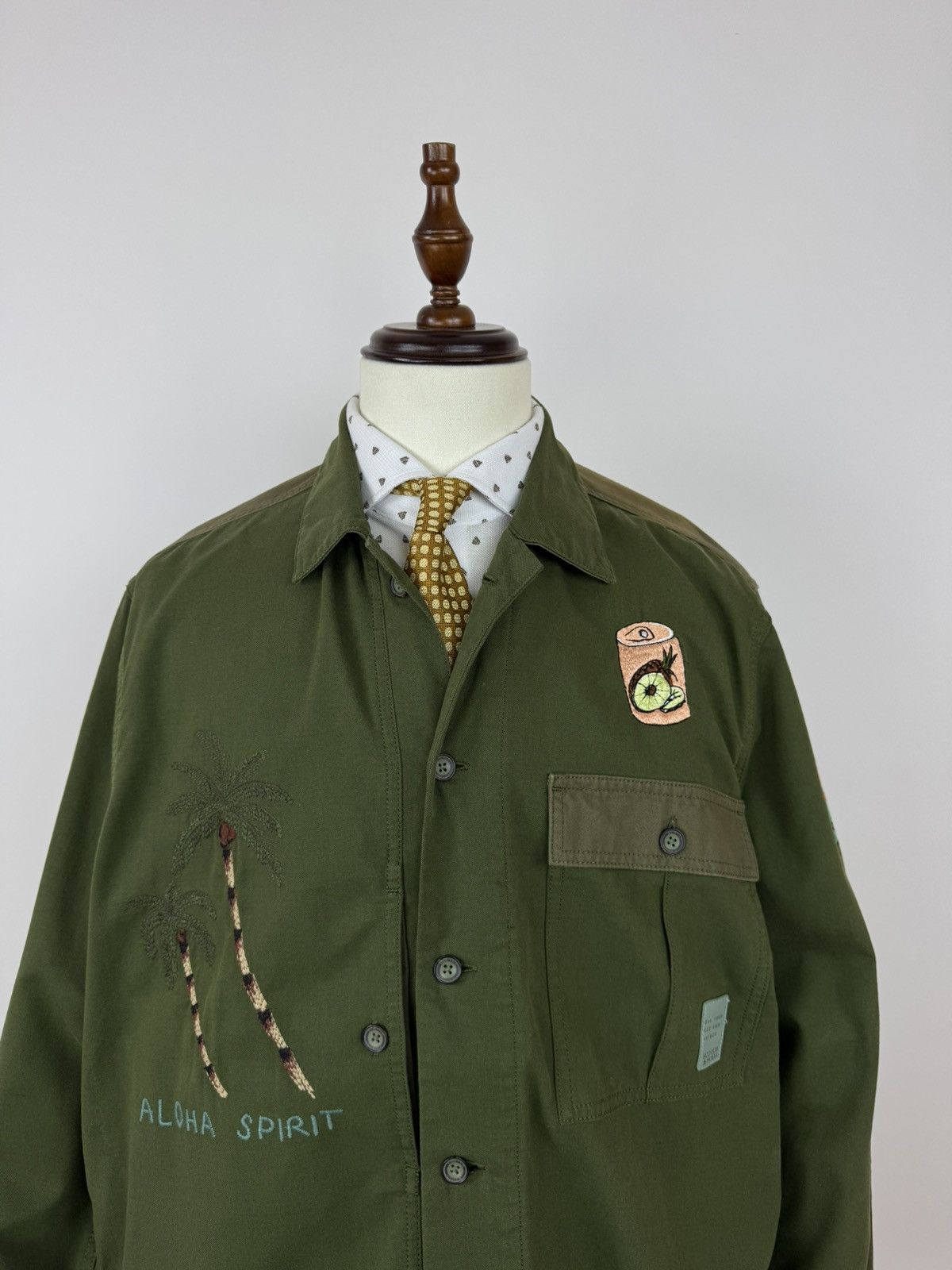 Scotch & Soda Scotch & Soda Army overshirt military jacket Hawaii shirt Size US XL / EU 56 / 4 - 3 Thumbnail