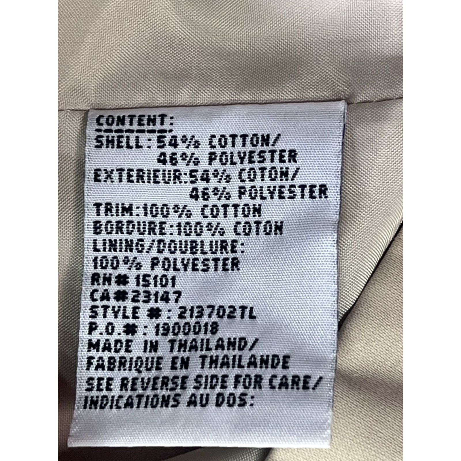 Talbots Talbots Tan Button Front Cotton Blend Hood Trench Coat Women's Size S Size S / US 4 / IT 40 - 7 Thumbnail