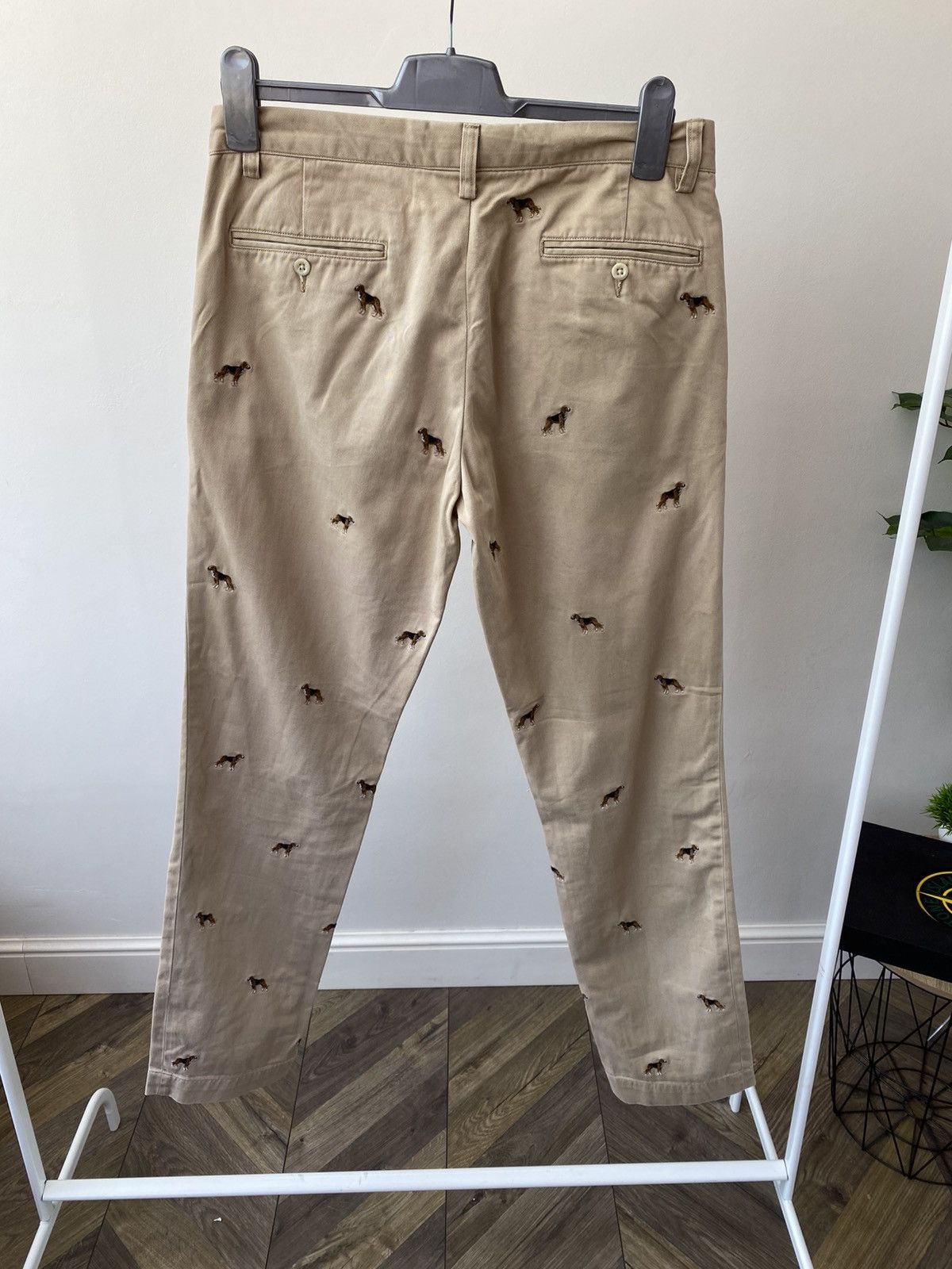 Polo Ralph Lauren Vintage Polo Ralph Lauren Chino Embroidered Dogs Pants Size US 32 / EU 48 - 8 Thumbnail