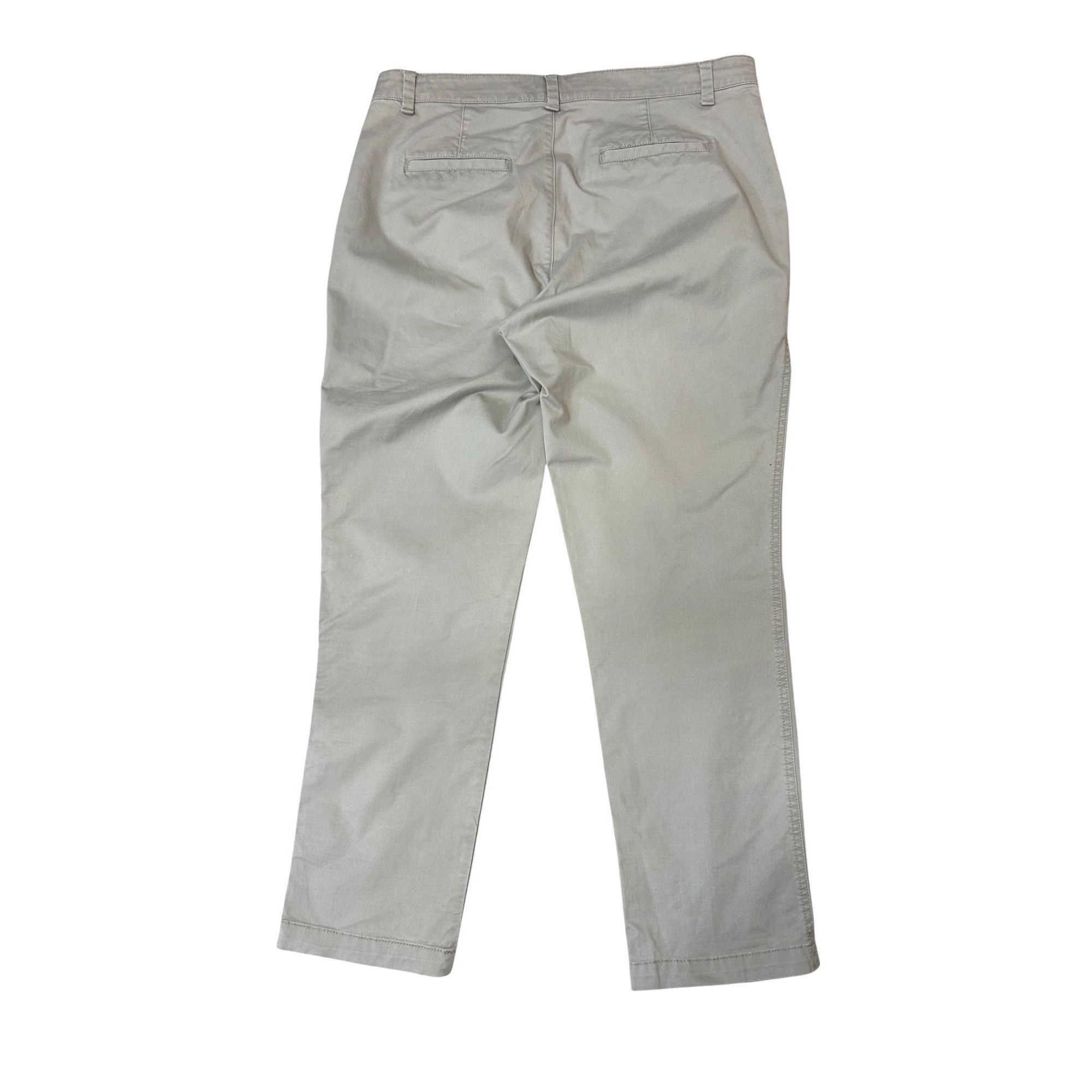 Gap GAP Girlfriend Khaki Ankle Pants 8 Chinos Casual Pockets Loo Size 30" / US 8 / IT 44 - 2 Thumbnail