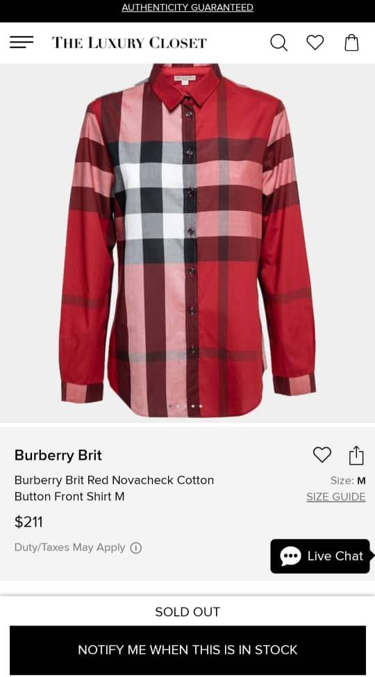 Burberry Burberry London Nova Check Button Up Shirt Grailed