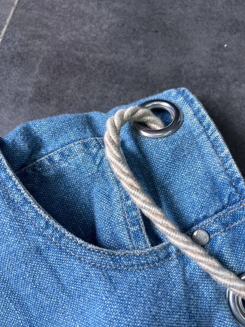 Jean Paul Gaultier Vintage Jean Paul Gaultier denim trompe l'oeil linen pants Size US 34 / EU 50 - 6 Thumbnail