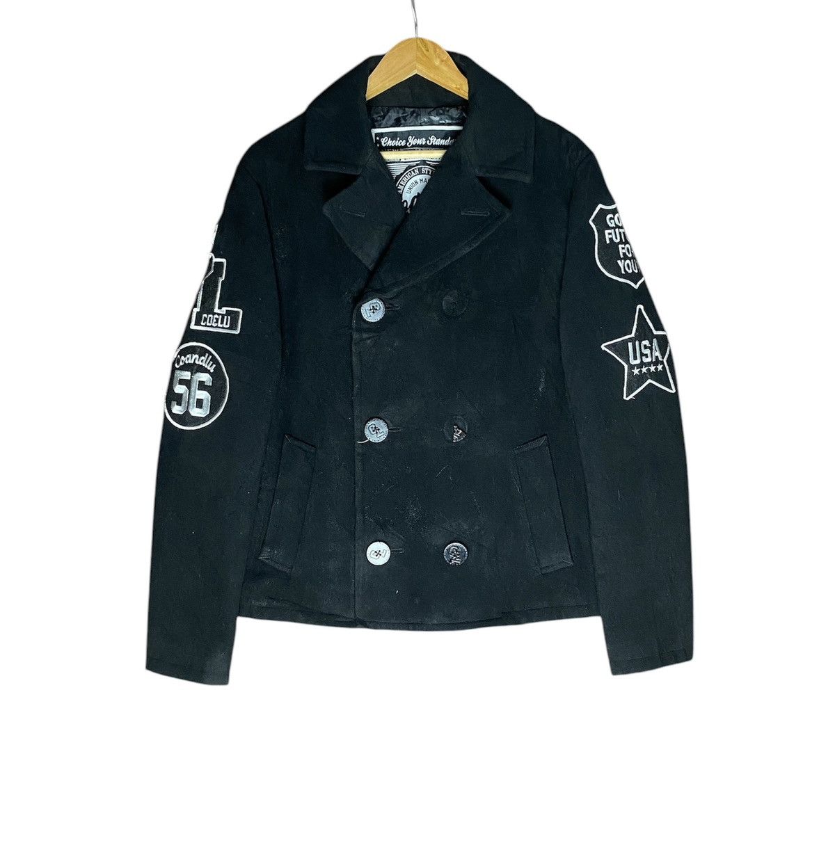 Japanese Brand Coandlu Co & Lu Double Breast Patches Jacket Size US M / EU 48-50 / 2 - 1 Thumbnail