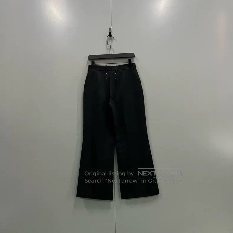 Maison Margiela Maison Margiela Black wide-leg trousers Size 25" / US 0 / IT 36 - 2 Thumbnail