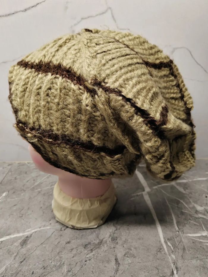 Handmade × Japanese Brand × Vintage Vintage Unknown Japanese Wool Snowcap Beanie Size ONE SIZE - 4 Thumbnail