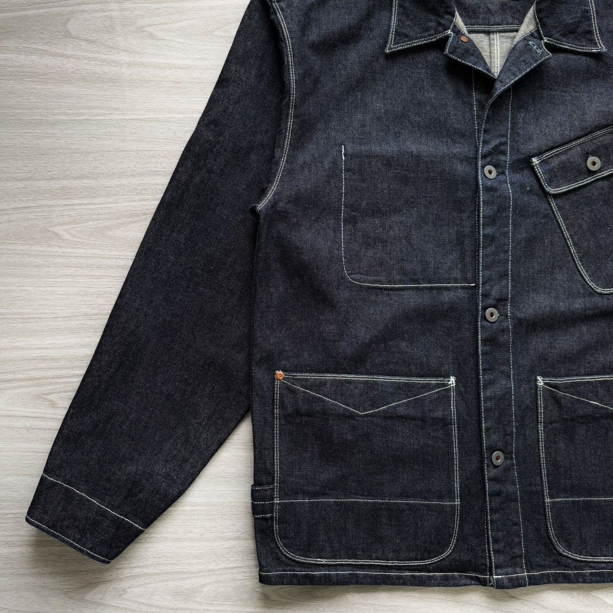 Other One True Saxon Denim Work Jacket Size US L / EU 52-54 / 3 - 4 Thumbnail