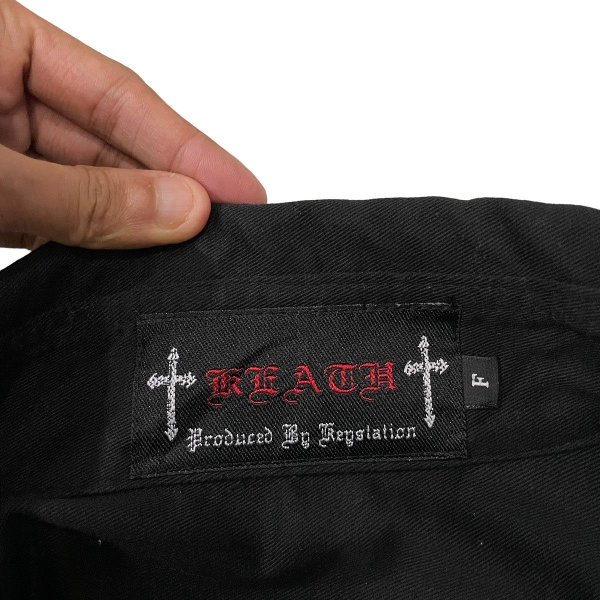 Le Grande Bleu (L.G.B.) Vintage Reach Keystation Bondage Punk Seditionaries Shirt Size US M / EU 48-50 / 2 - 19 Thumbnail