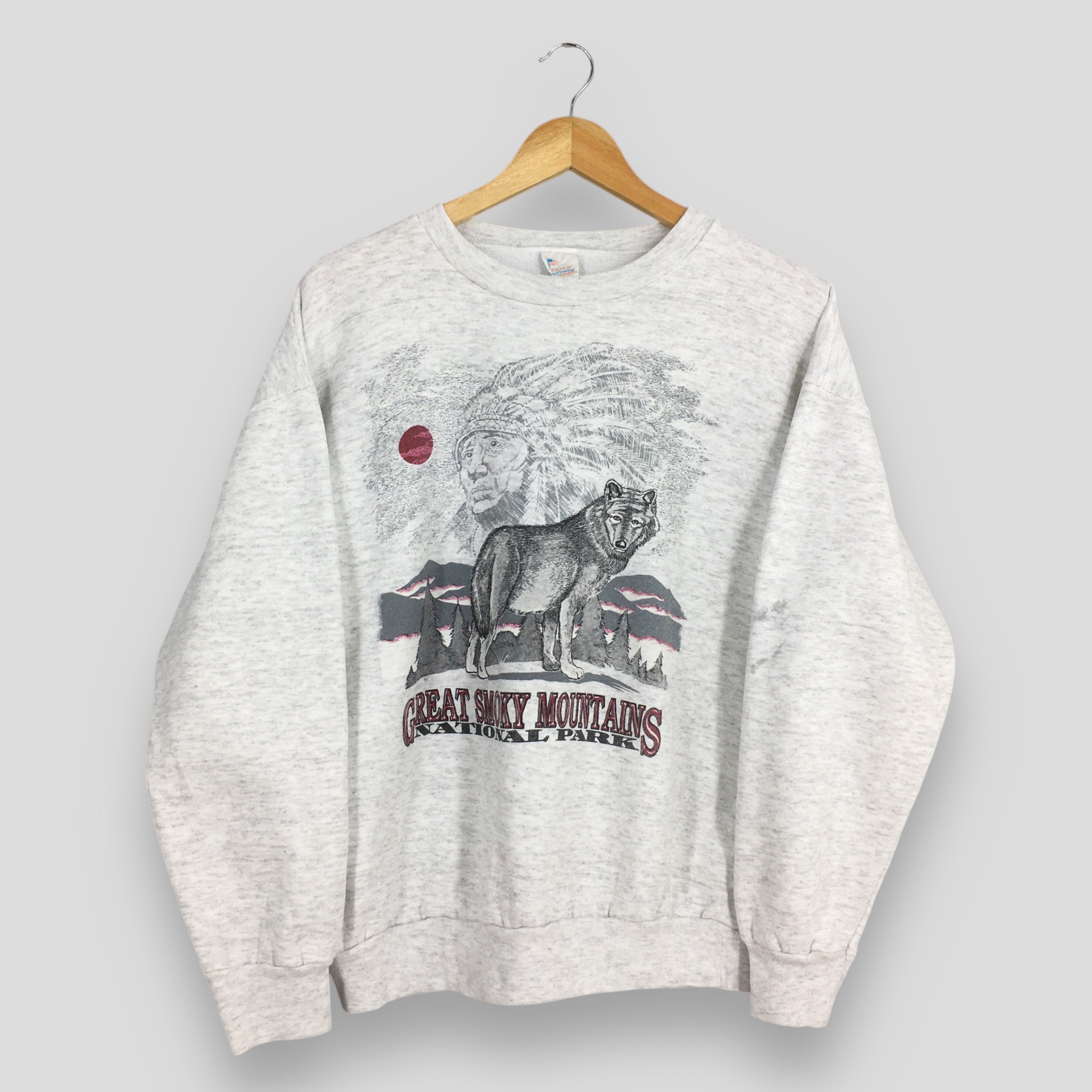 Vintage Vintage 90s National Park Great Smoky Mountains Sweatshirt L Size US L / EU 52-54 / 3 - 1 Thumbnail
