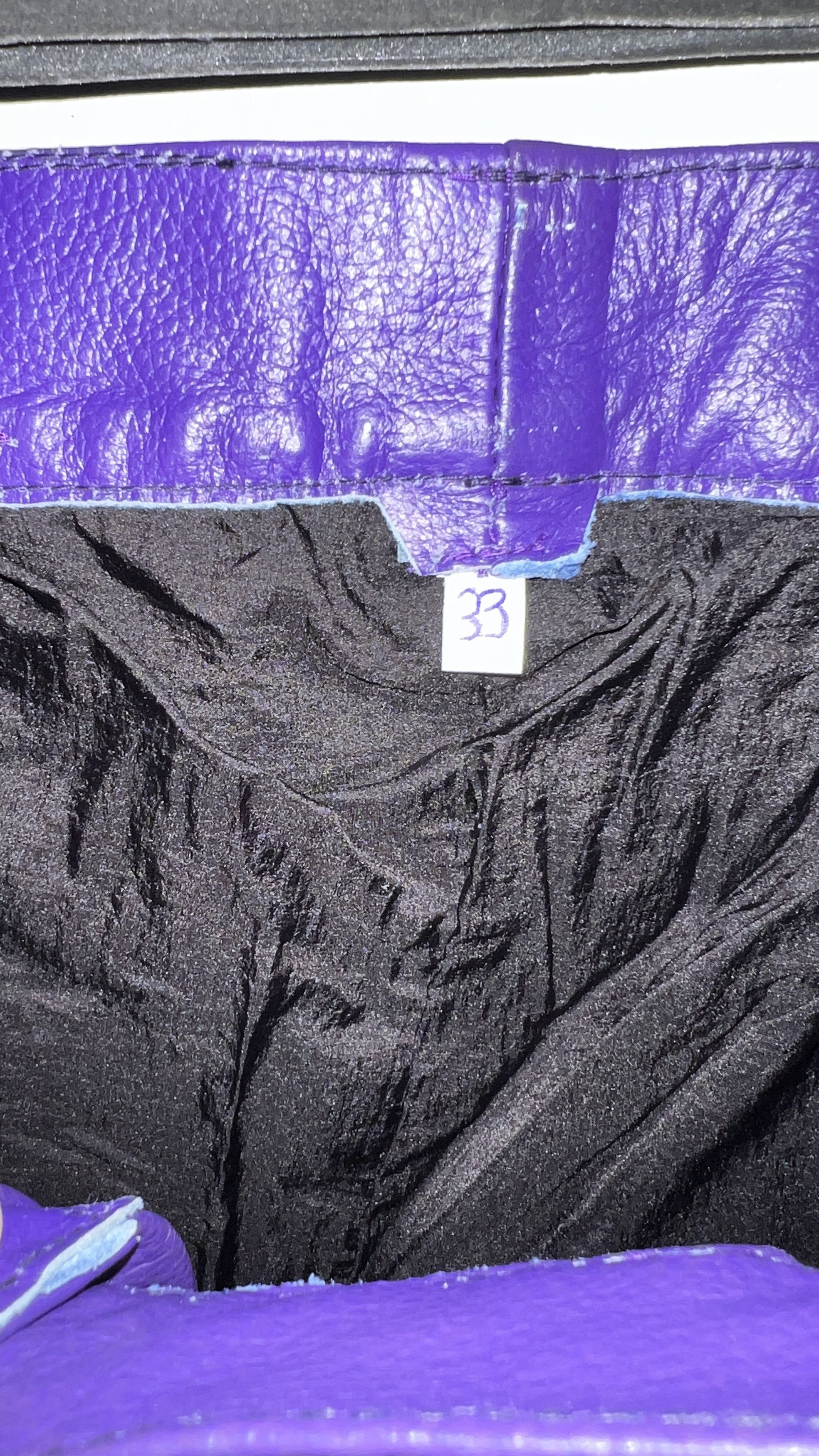 seeingDEADpeople seeingDEADpeople 100% LEATHER PANTS Size US 33 - 7 Thumbnail