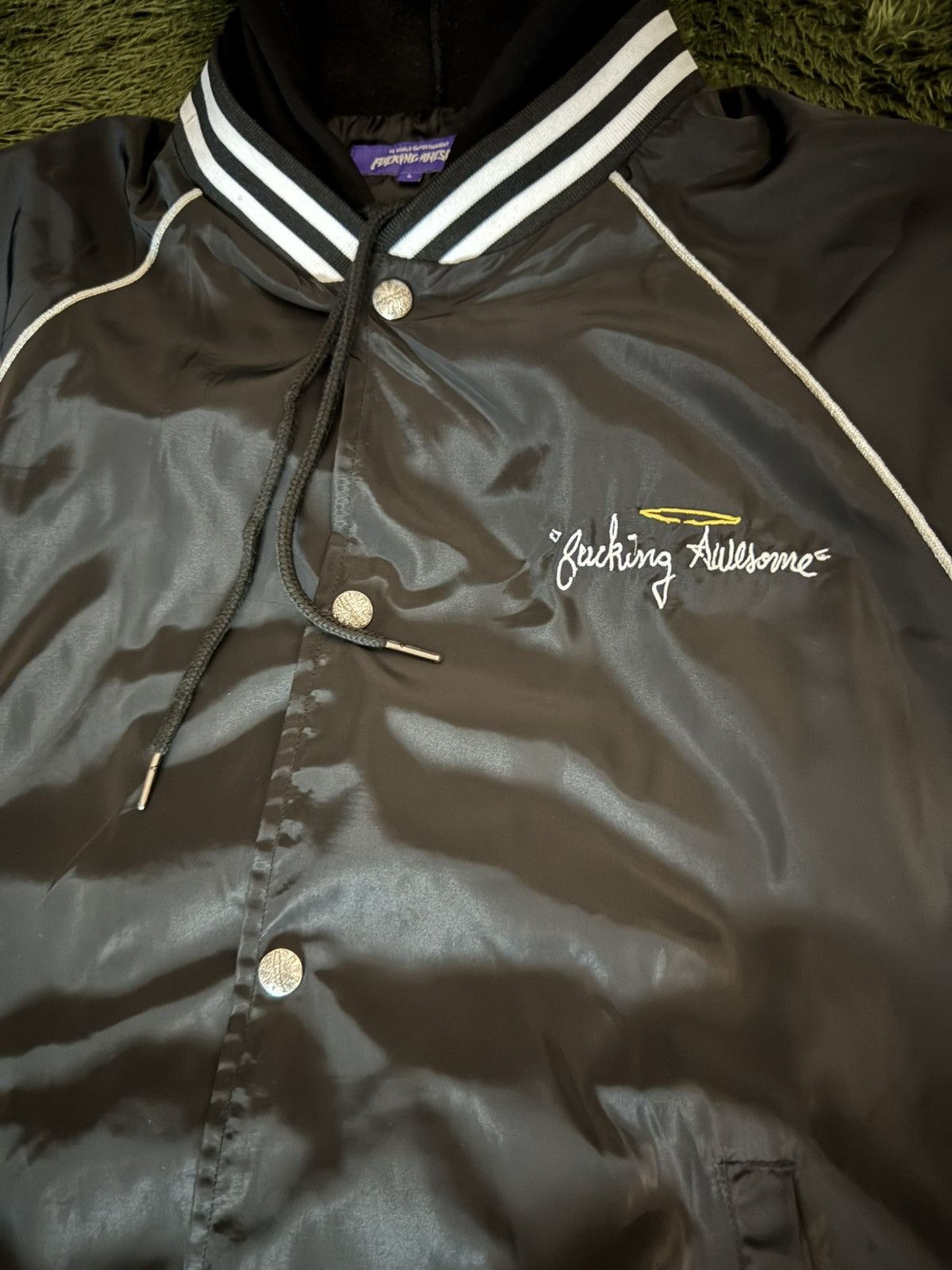 Fucking Awesome [L] Fucking Awesome R.I.P. Bandit Lightweight Stadium Jacket Size US L / EU 52-54 / 3 - 4 Thumbnail