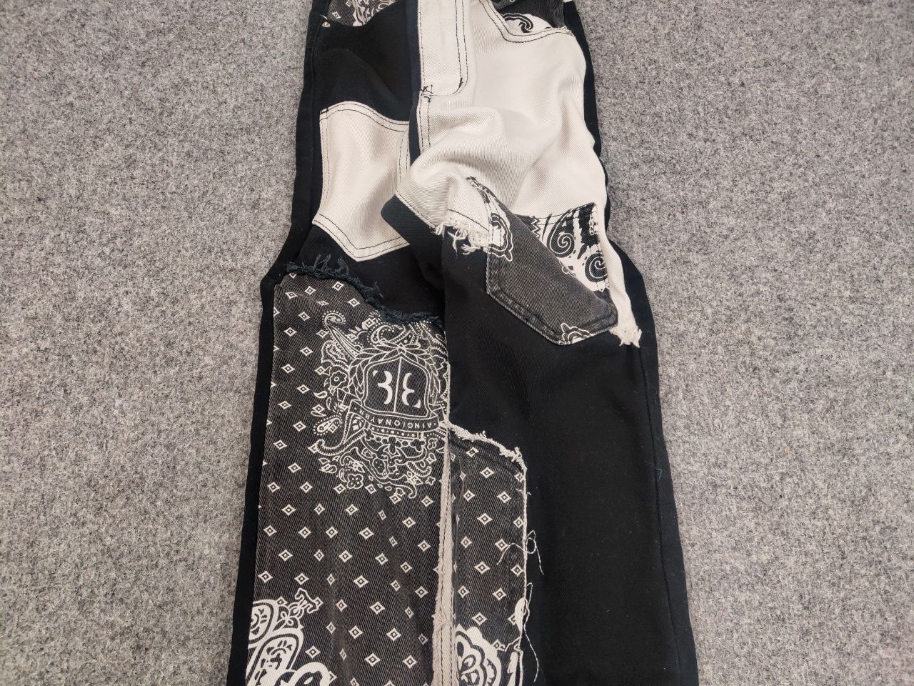 If Six Was Nine Vintage Bandana Jeans Junya Watanabe Playboi Carti Y2K Style Size US 30 / EU 46 - 5 Thumbnail