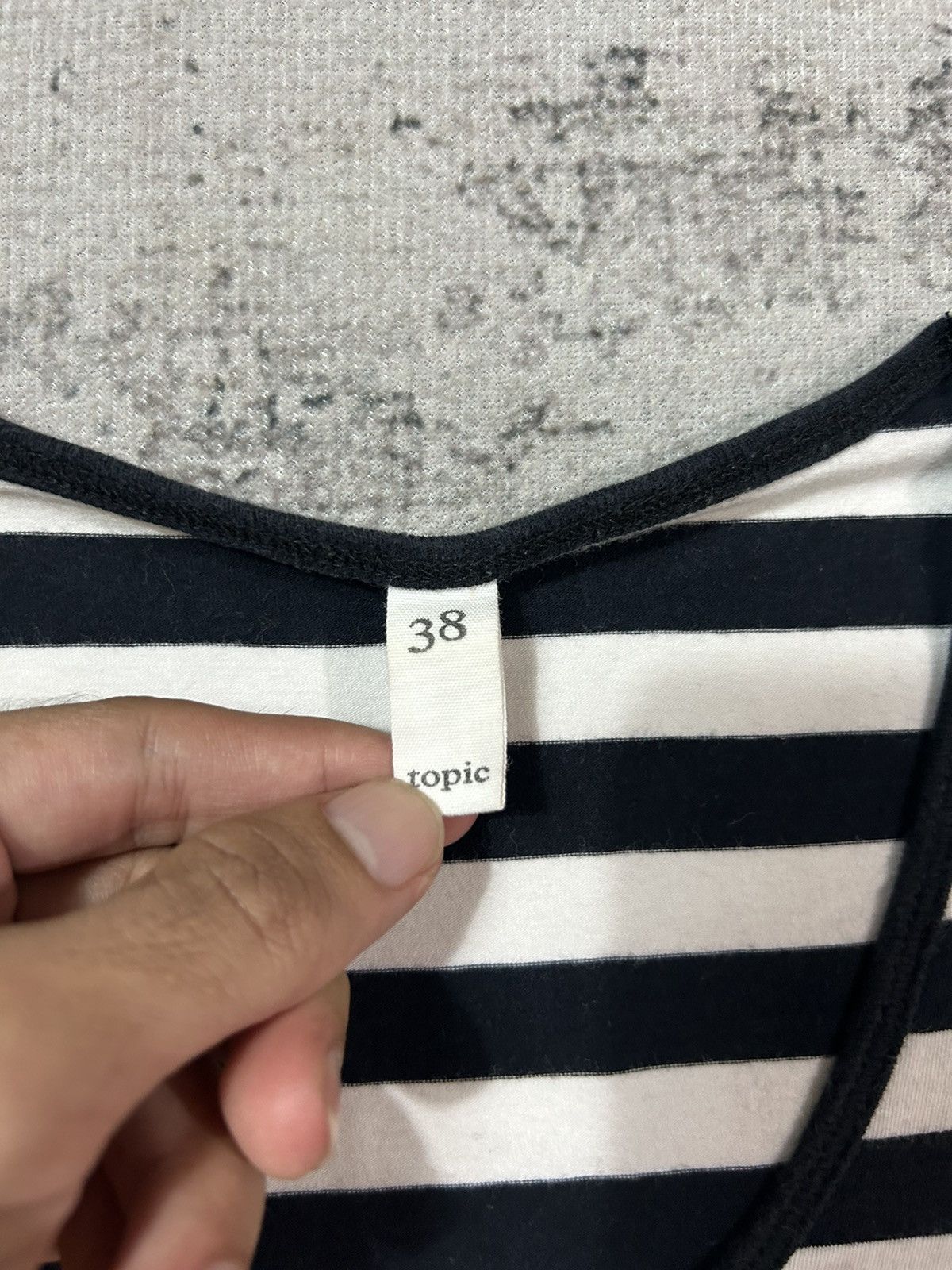 If Six Was Nine × Japanese Brand Gothic Y2k Japanese Poem Stripe Tshirt Size US M / EU 48-50 / 2 - 4 Thumbnail