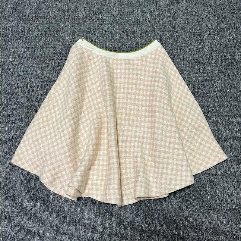 Miu Miu Miu Miu Summer Pink Cotton Skirt 0089 Size 24" / US 00 / IT 34 - 1 Thumbnail