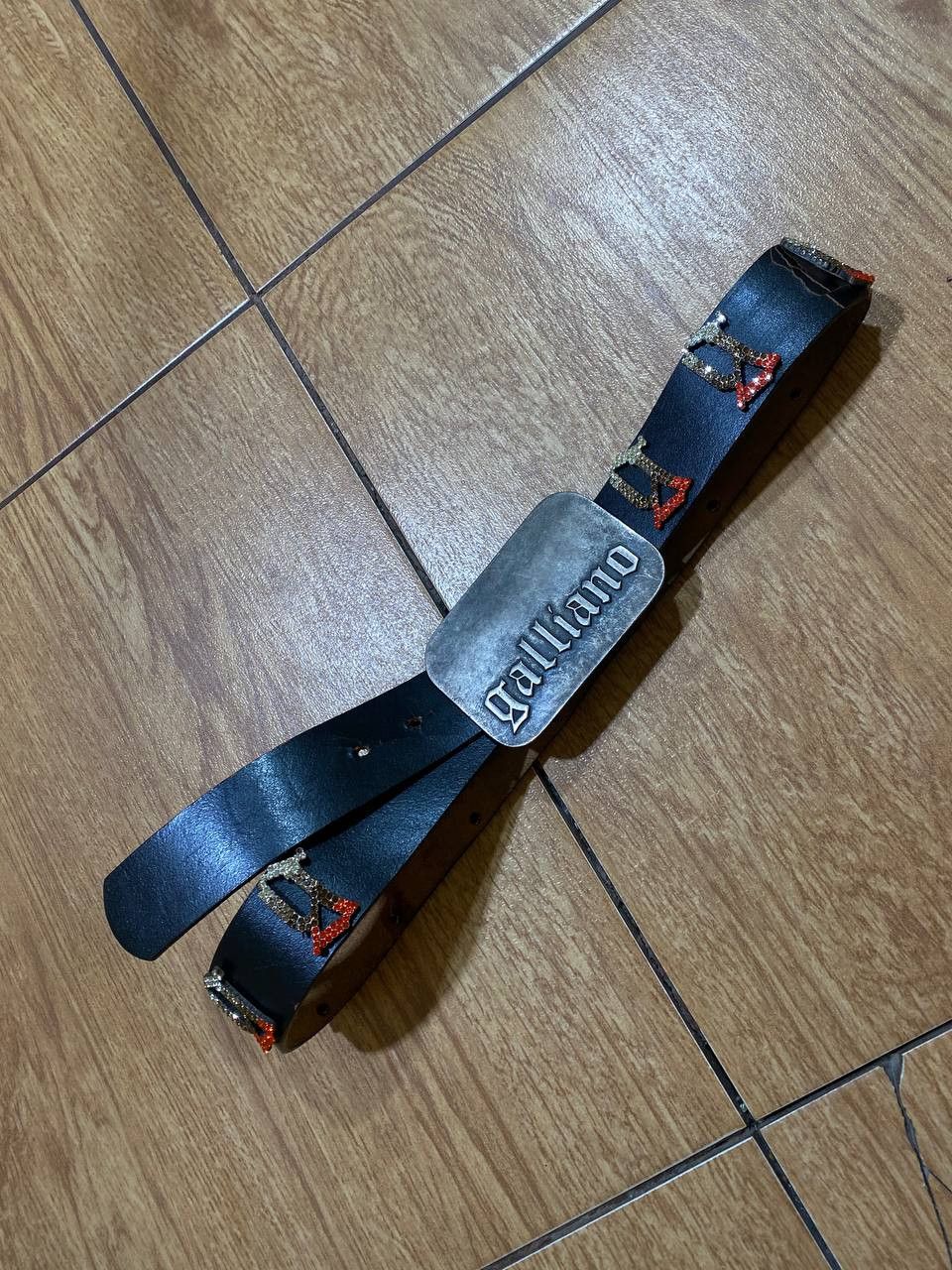 VINTAGE Big Logo John Galliano Y2K Belts