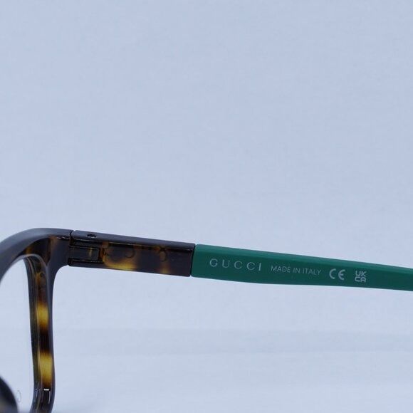 Gucci Gucci GG1738O 003 Eyeglasses Havana/Green - Lowest Price! Size ONE SIZE - 7 Thumbnail