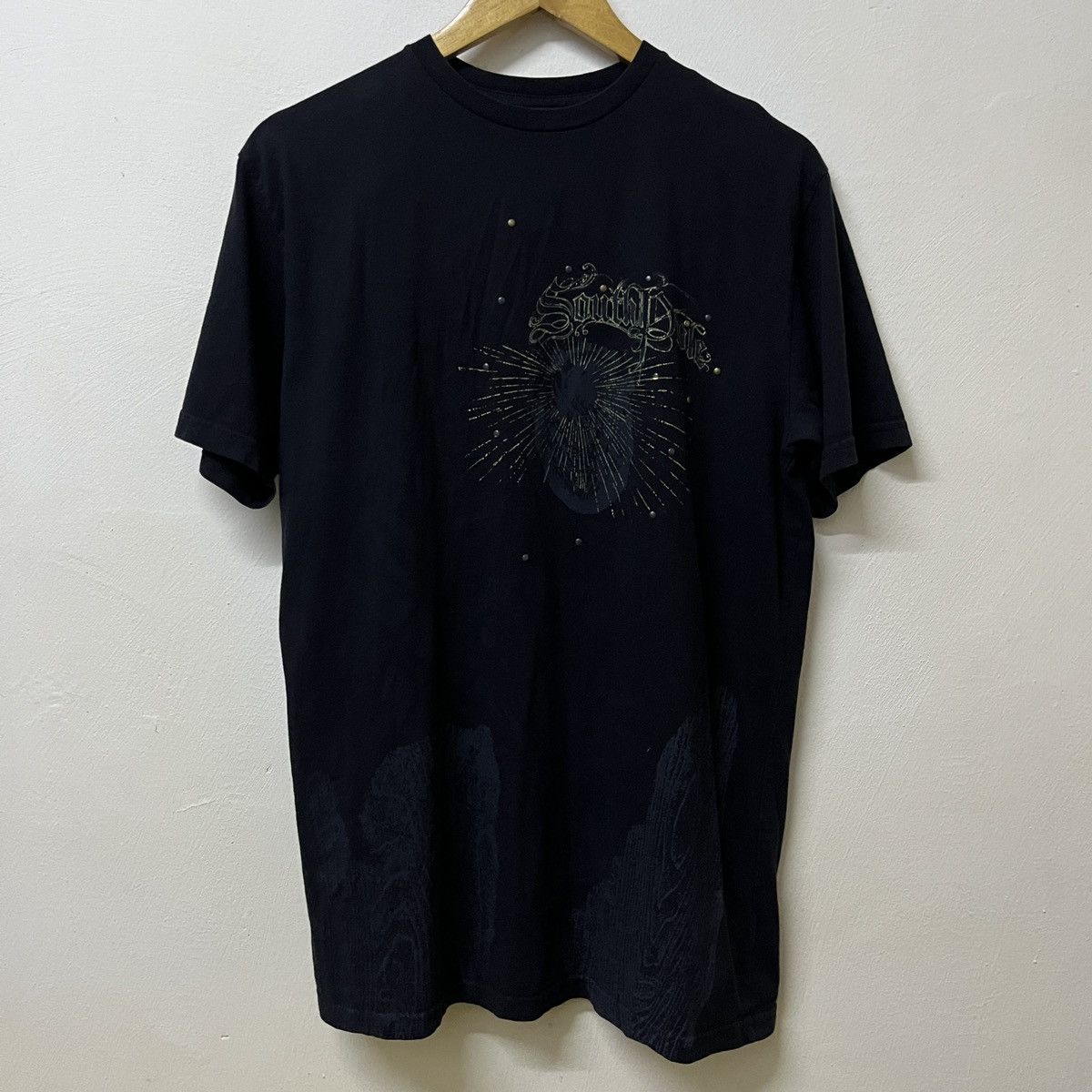 Affliction × Southpole × Vintage Vintage Southpole Gothic Hearts Y2k T Shirt Size US M / EU 48-50 / 2 - 2 Thumbnail